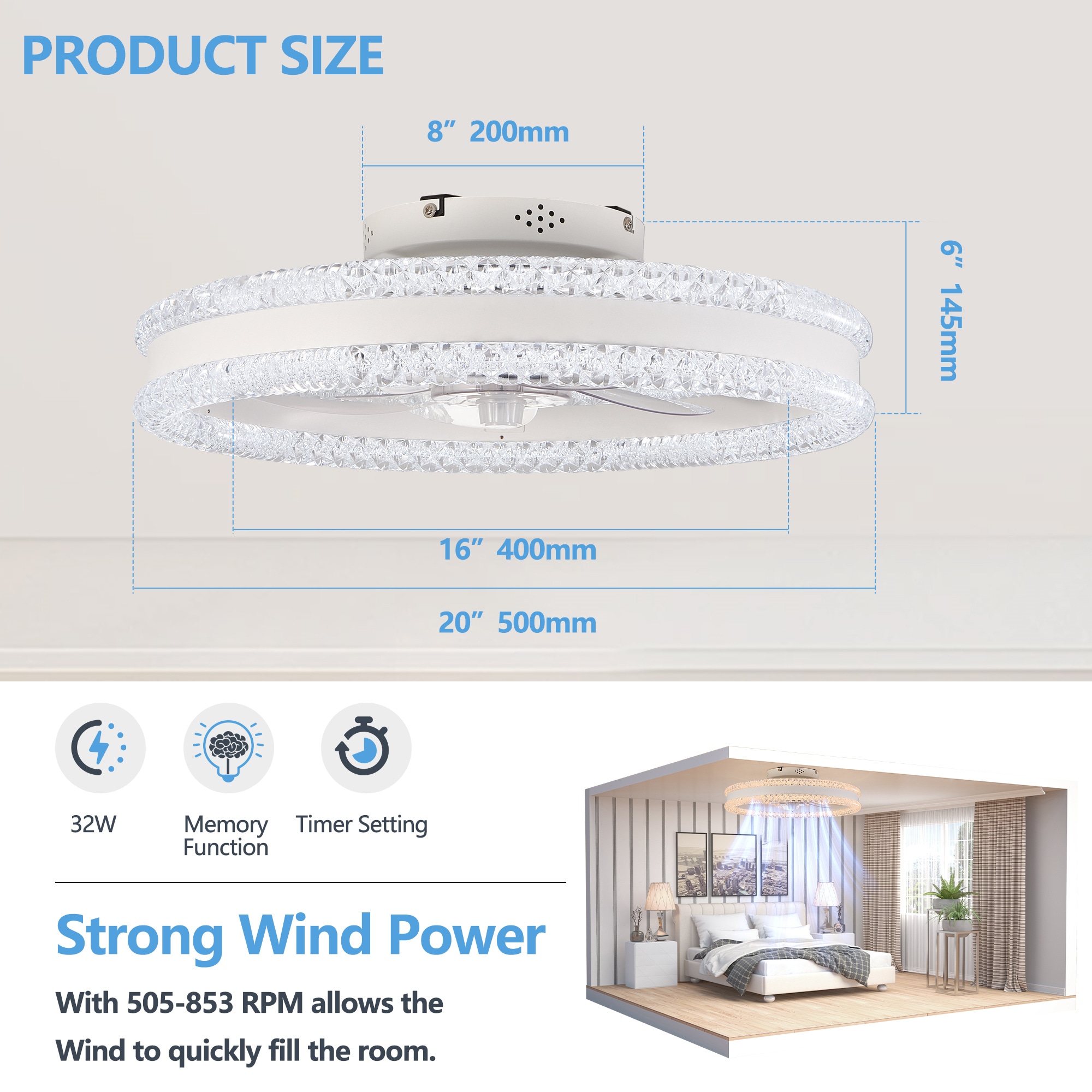 BABOOM BOM-297181-OR Ceiling-Fans - View #5