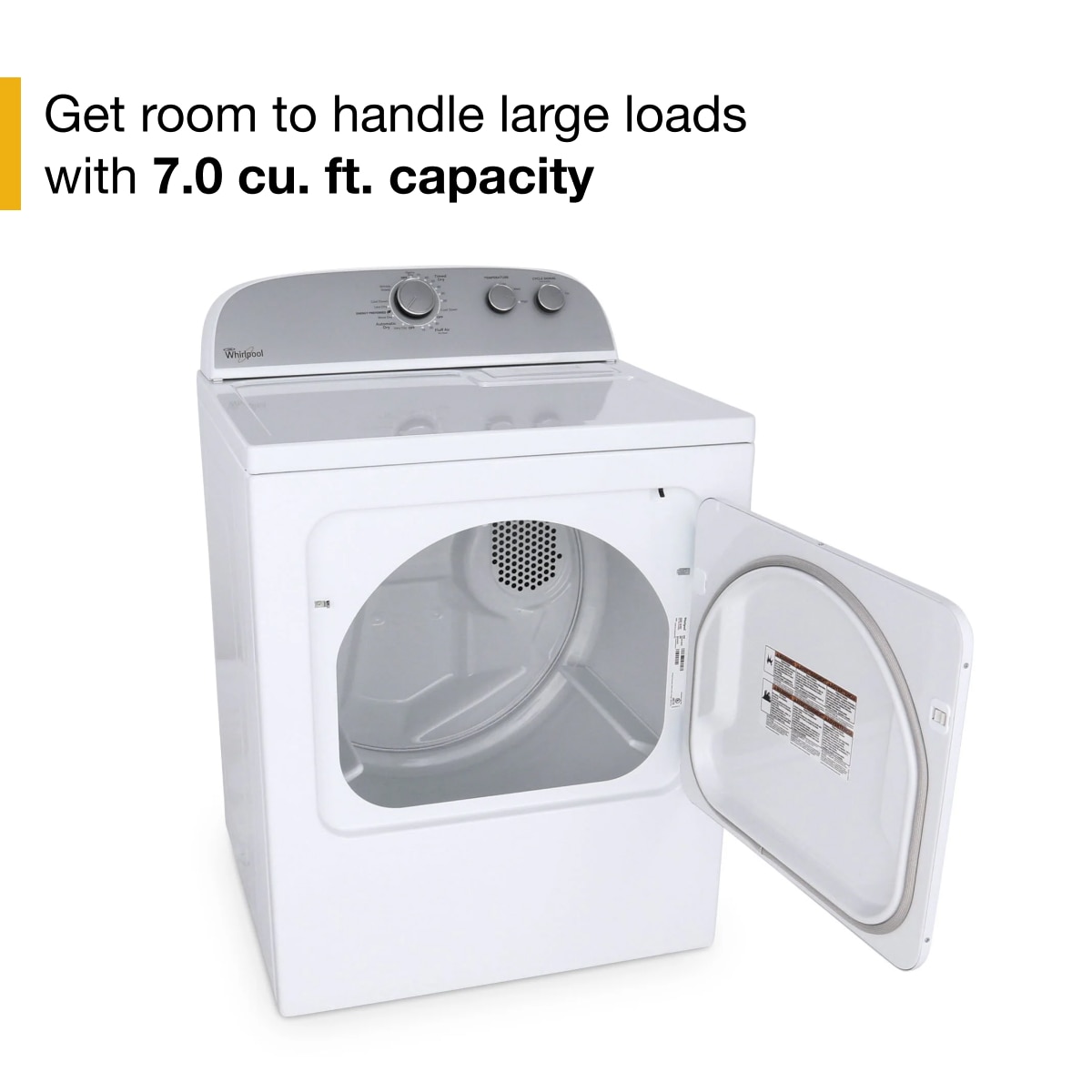 Whirlpool WED4815EW Elec-Dry - View #7