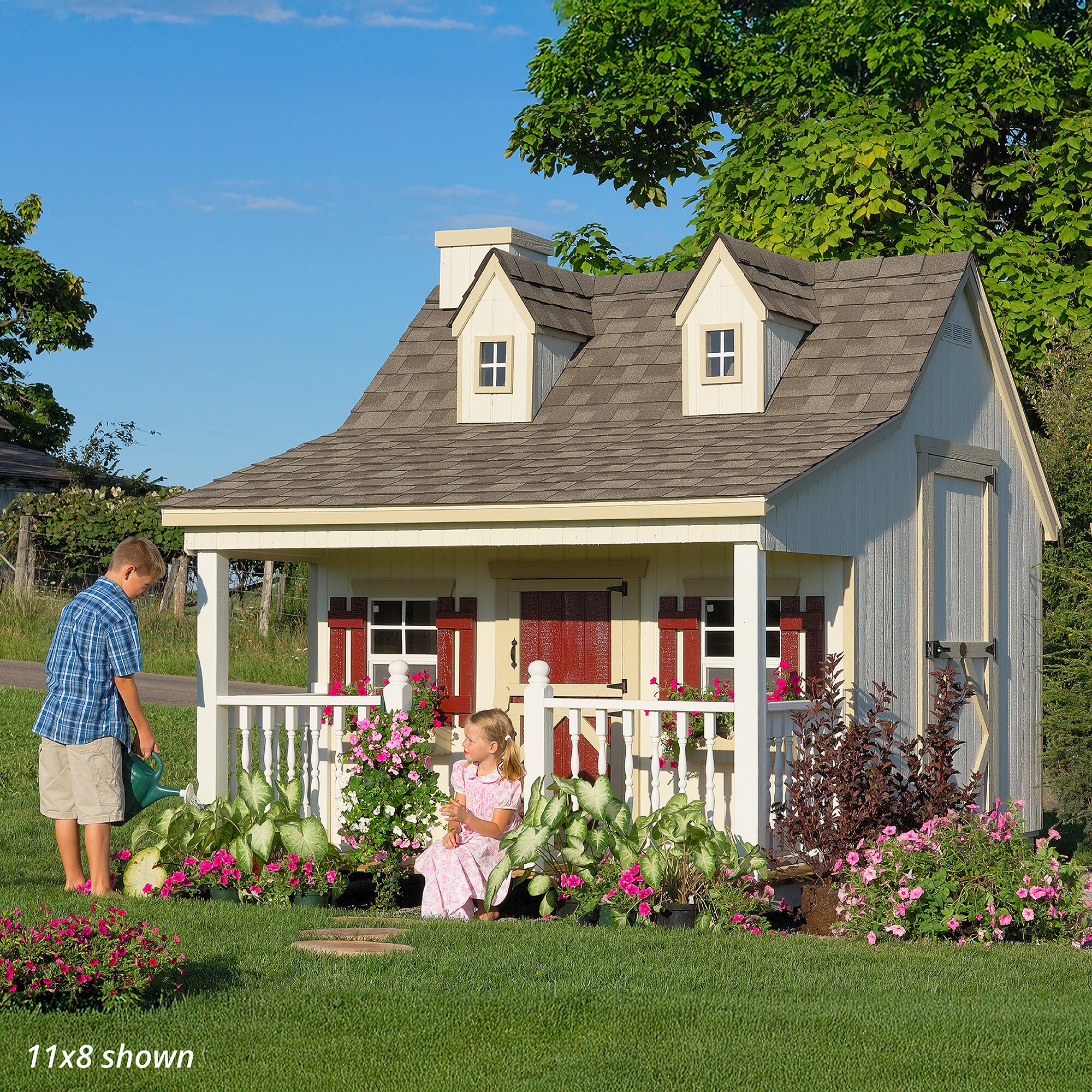 Little Cottage Co 11X8 PC-PNK-LFT playhouses - View #6