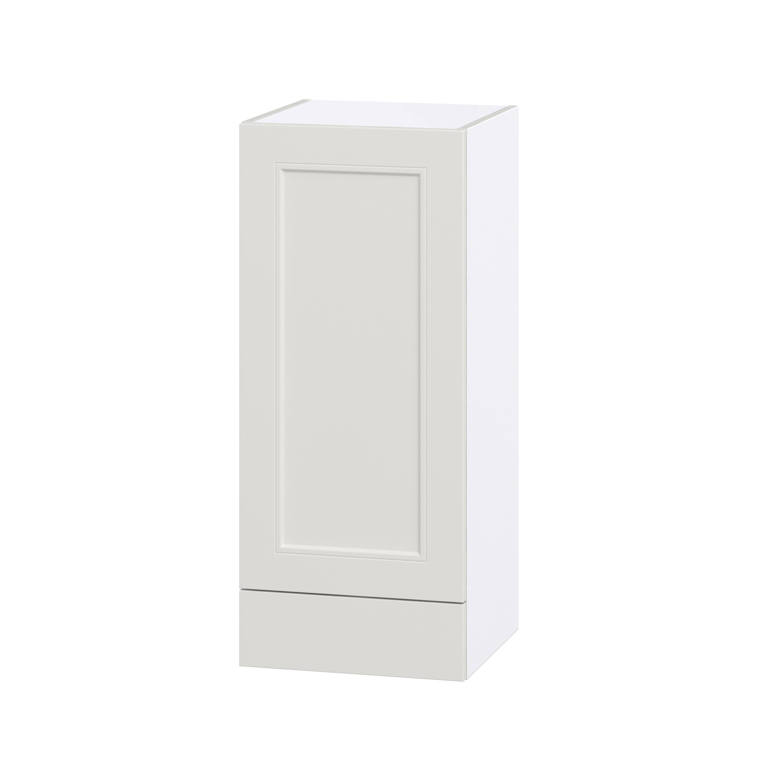 Hugo&Borg Belcourt 15-in W x 35-in H x 14-in D Gray Painted 2-Drawers Wall Fully Assembled Cabinet (Recessed Panel Shaker Style)