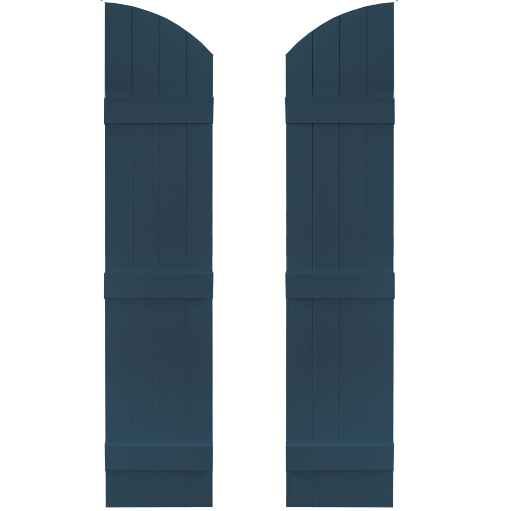 Vantage V5931461036 13.875-in W x 61-in H Classic Blue Board and batten Exterior Shutters ( 1 -Pack )