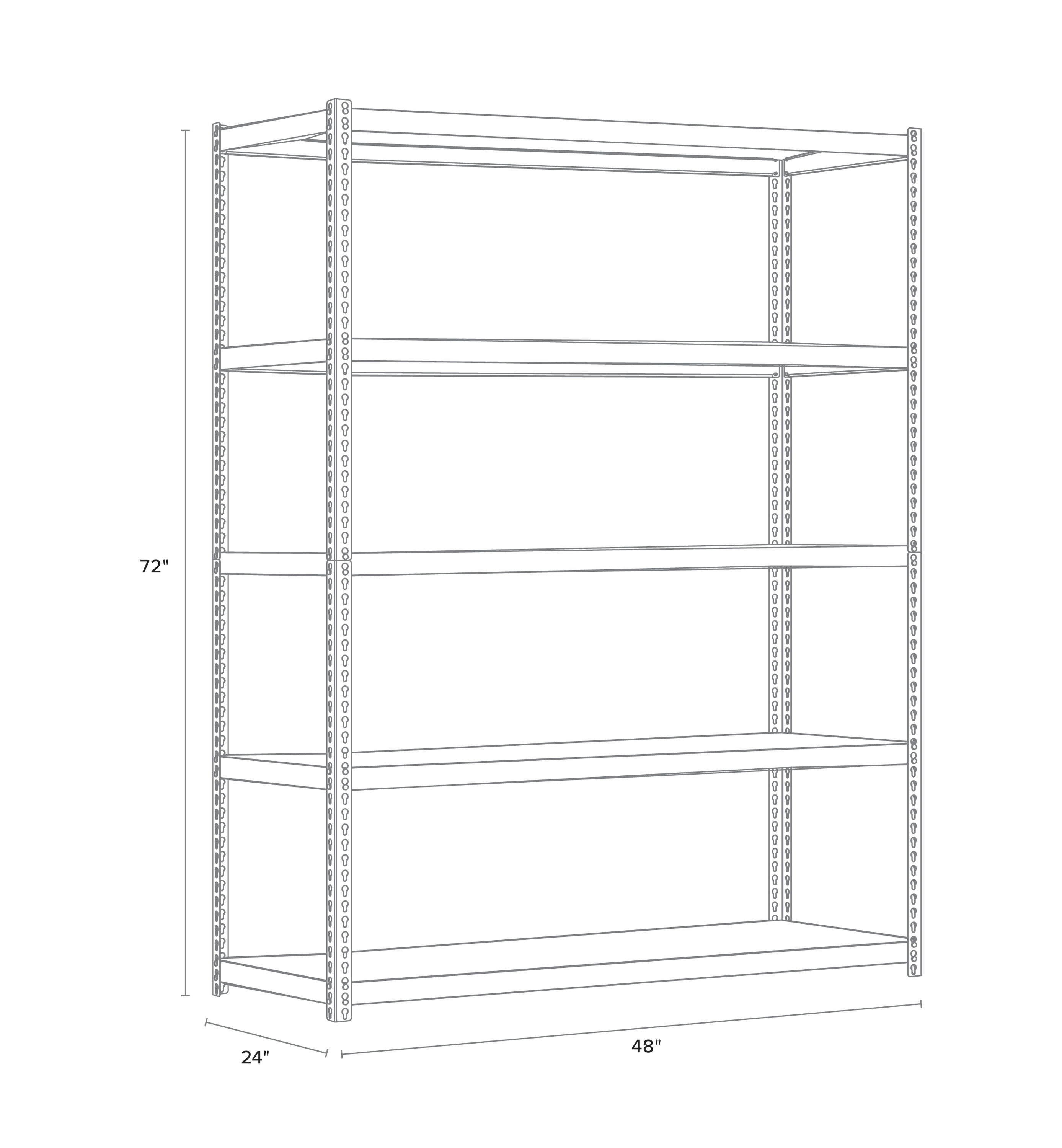 Iron Horse 19453 Free-Standing-Shelving - View #4