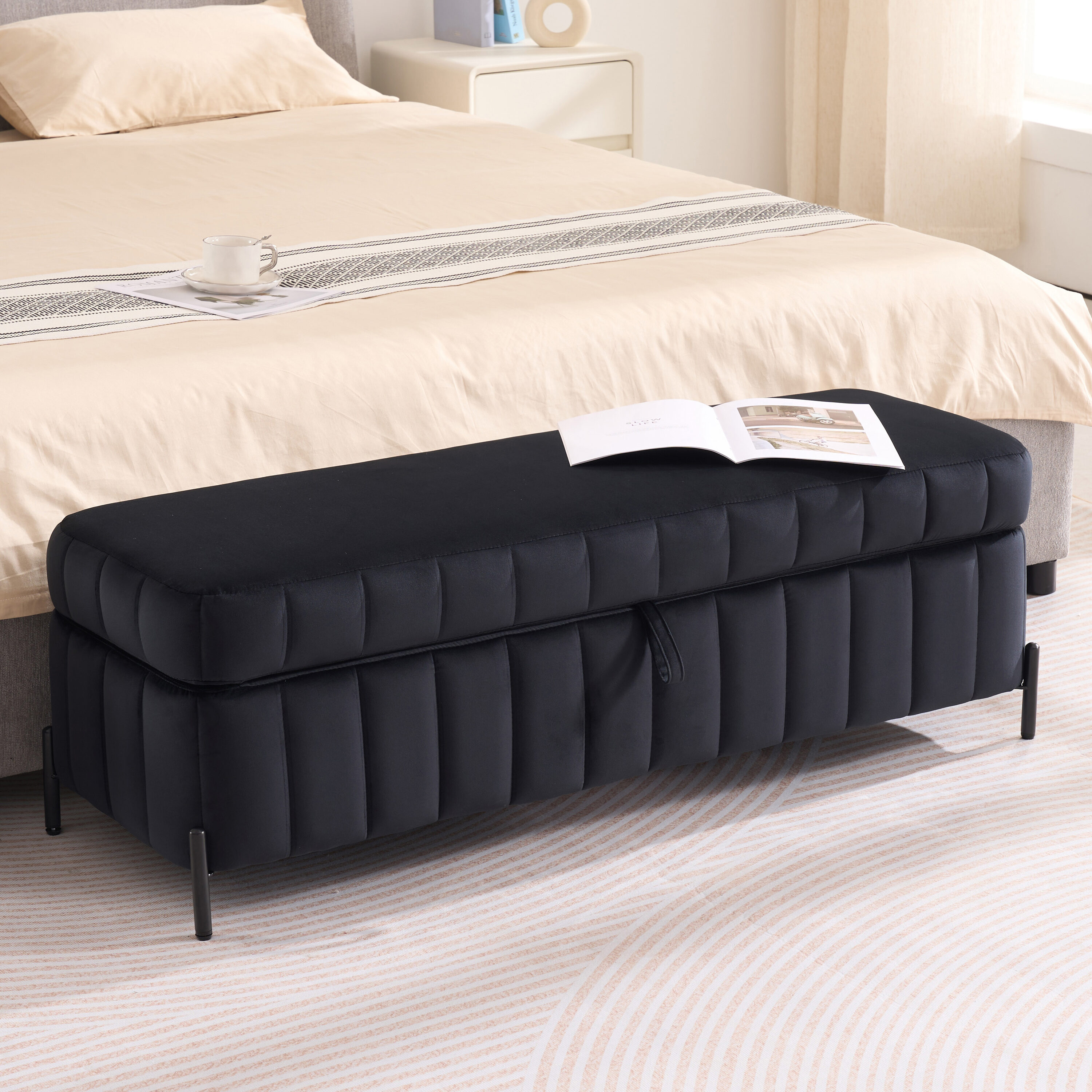 Hrinhom HC-S4114-BLACK bench - View #3
