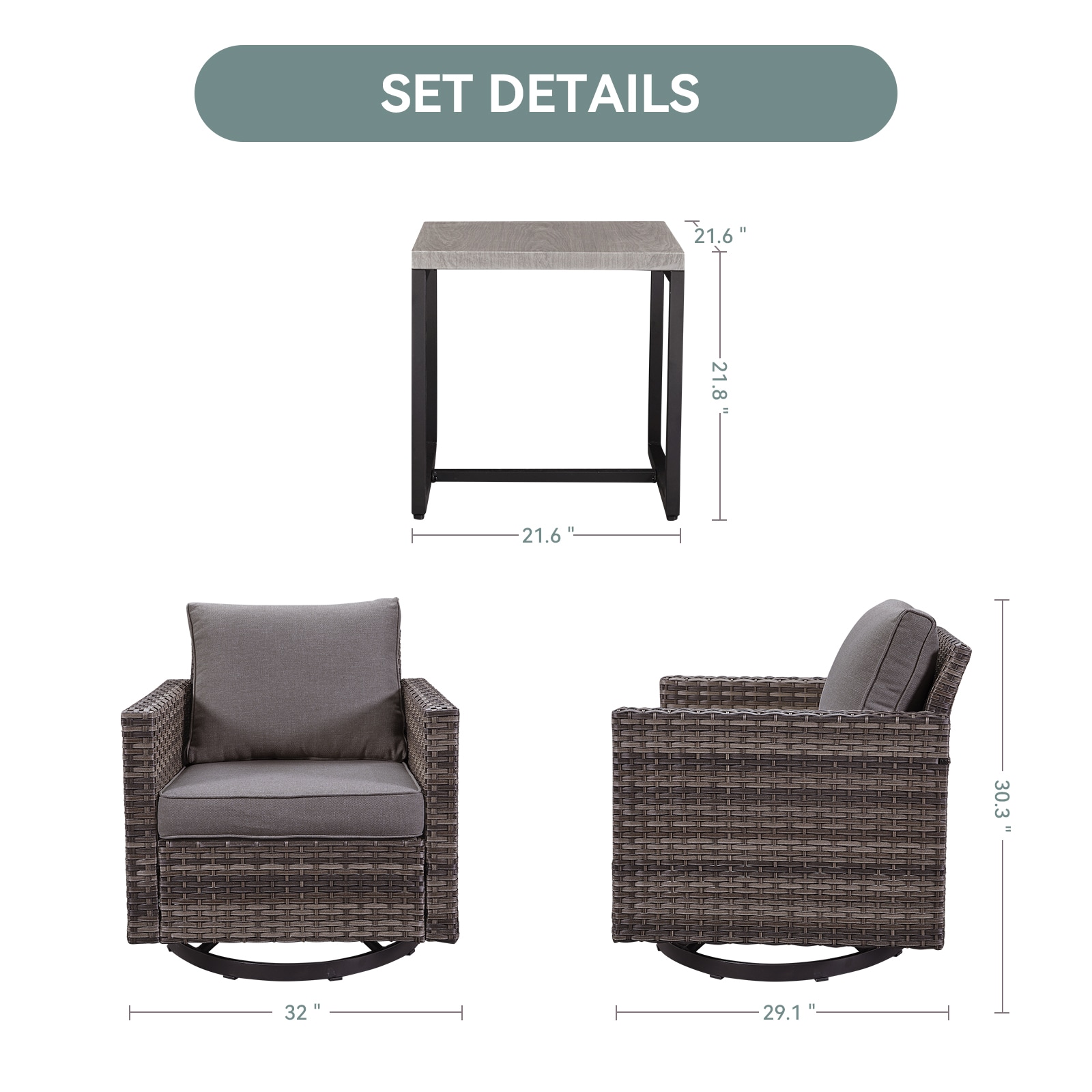 Rilyson FS069070-3 Patio-Chairs - View #7