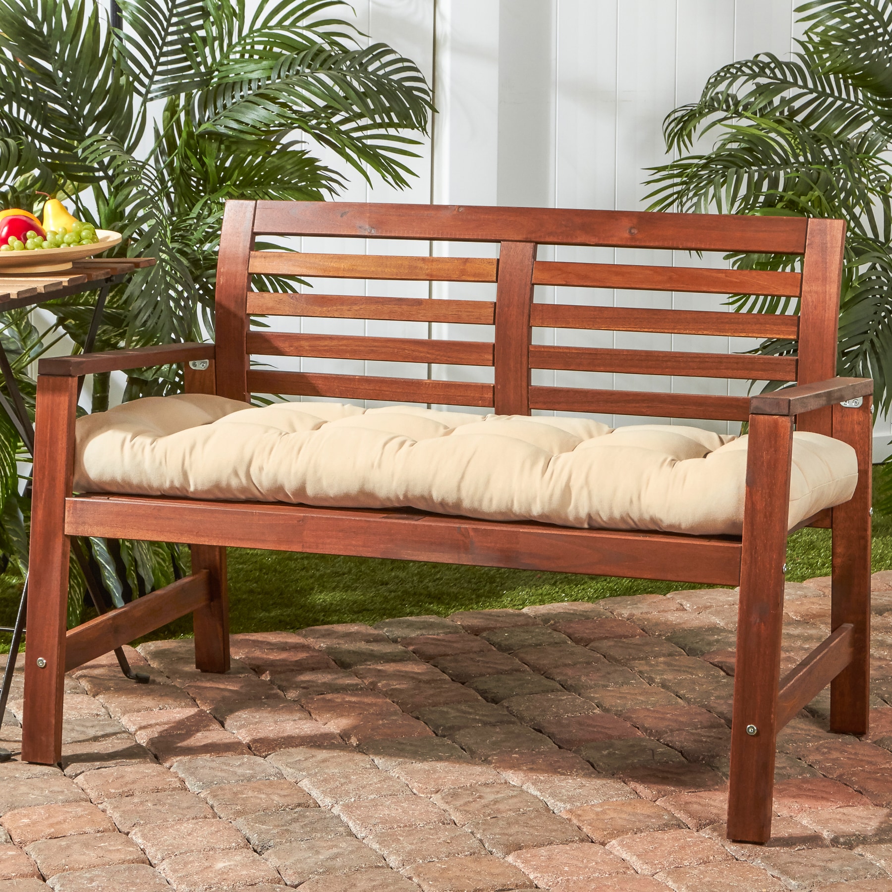 Greendale Home Fashions OC5812-STONE Patio-Furniture-Cushions - View #7