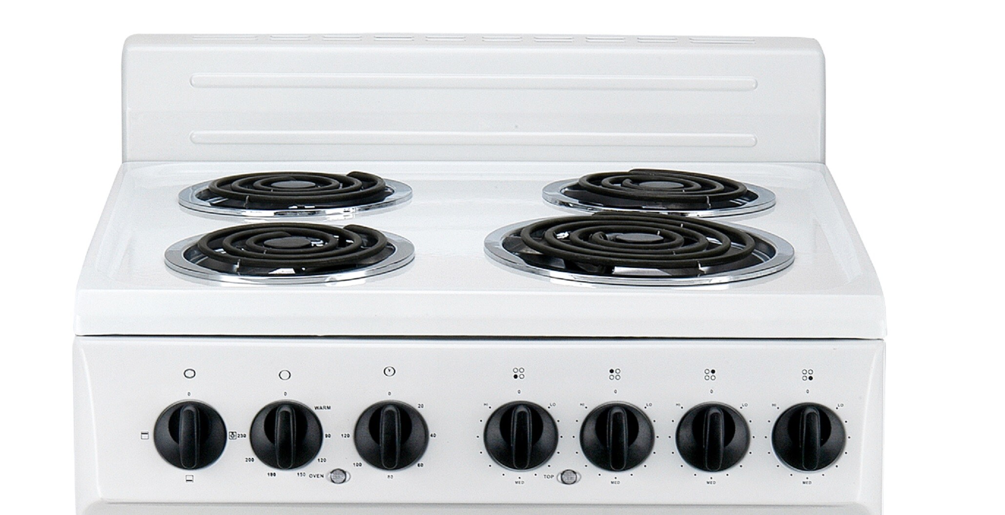Premium Stove - 4 Burners - Double Unit - 90cm Deep - Gas incl Electric Oven  - Maxima