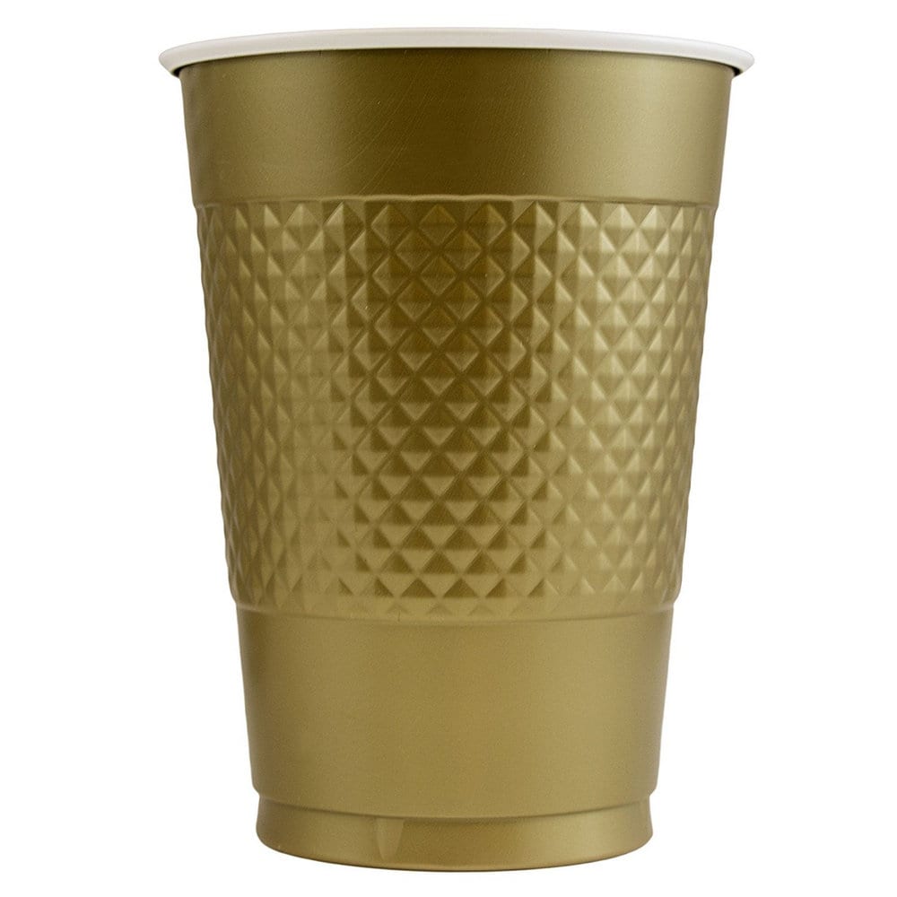 JAM Paper 20-Count 16-oz Gold Plastic Disposable Cups in the Disposable Cups  department at