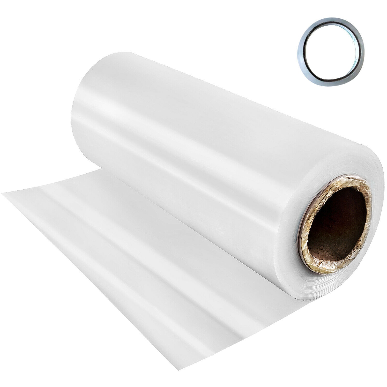 Farm Plastic Supply - Clear Vinyl Sheeting - 15 Mil - (4'6 x 3.5') - Vinyl Plastic Sheeting, Clear Vinyl Sheet for Storm Windows, Covering, Protectio