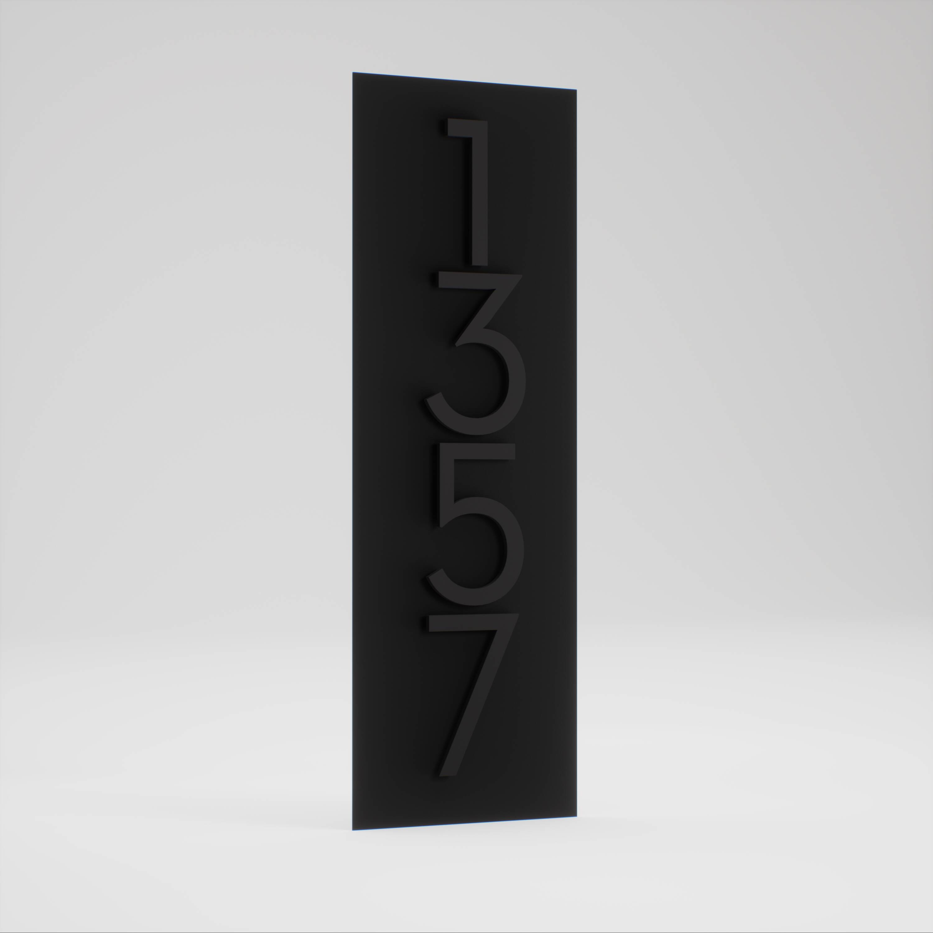 Post & Porch SIMPLY-BLACK Outdoor-Plaques-Holders - View #3