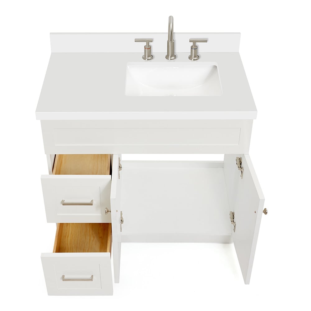ARIEL F037SRWQRVOWHT Bath-Vanity-Combo - View #5