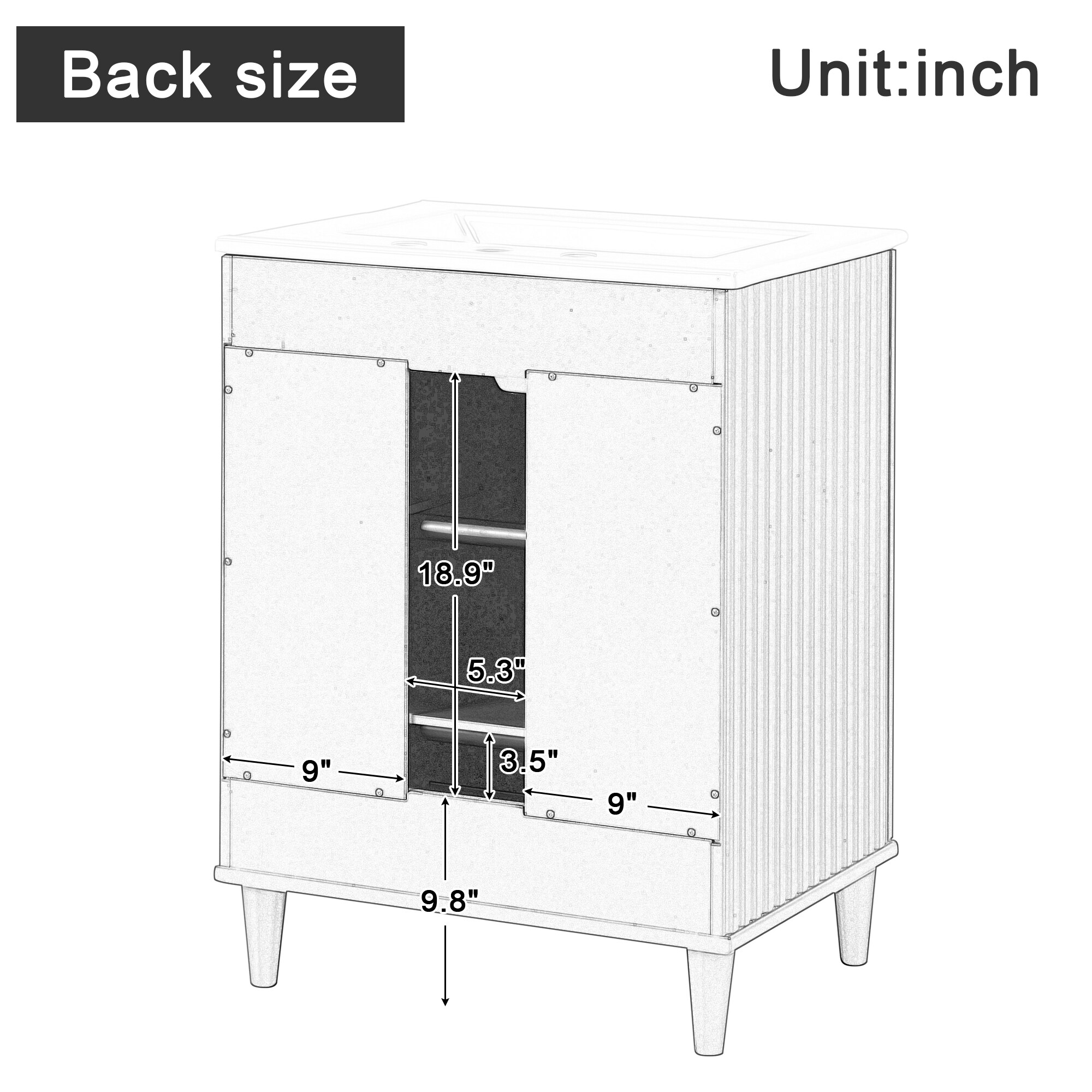 Siavonce ZX-9177433 Bath-Vanity-Combo - View #11