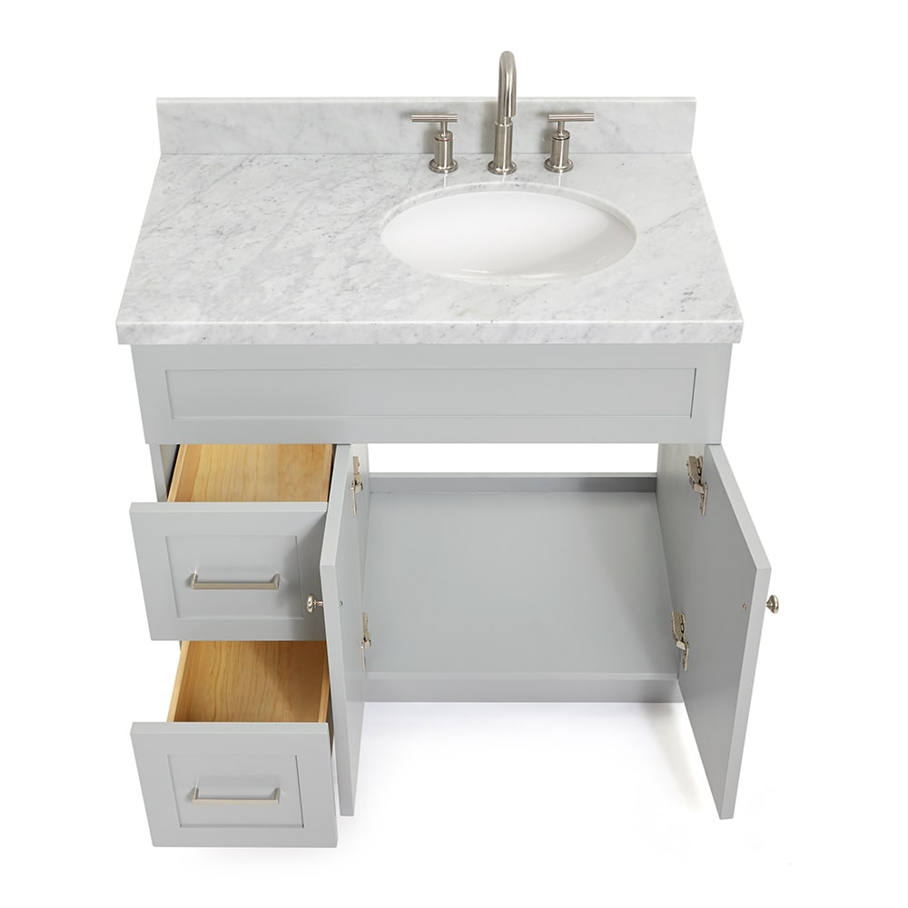 ARIEL F037SRCWOVOGRY Bath-Vanity-Combo - View #6