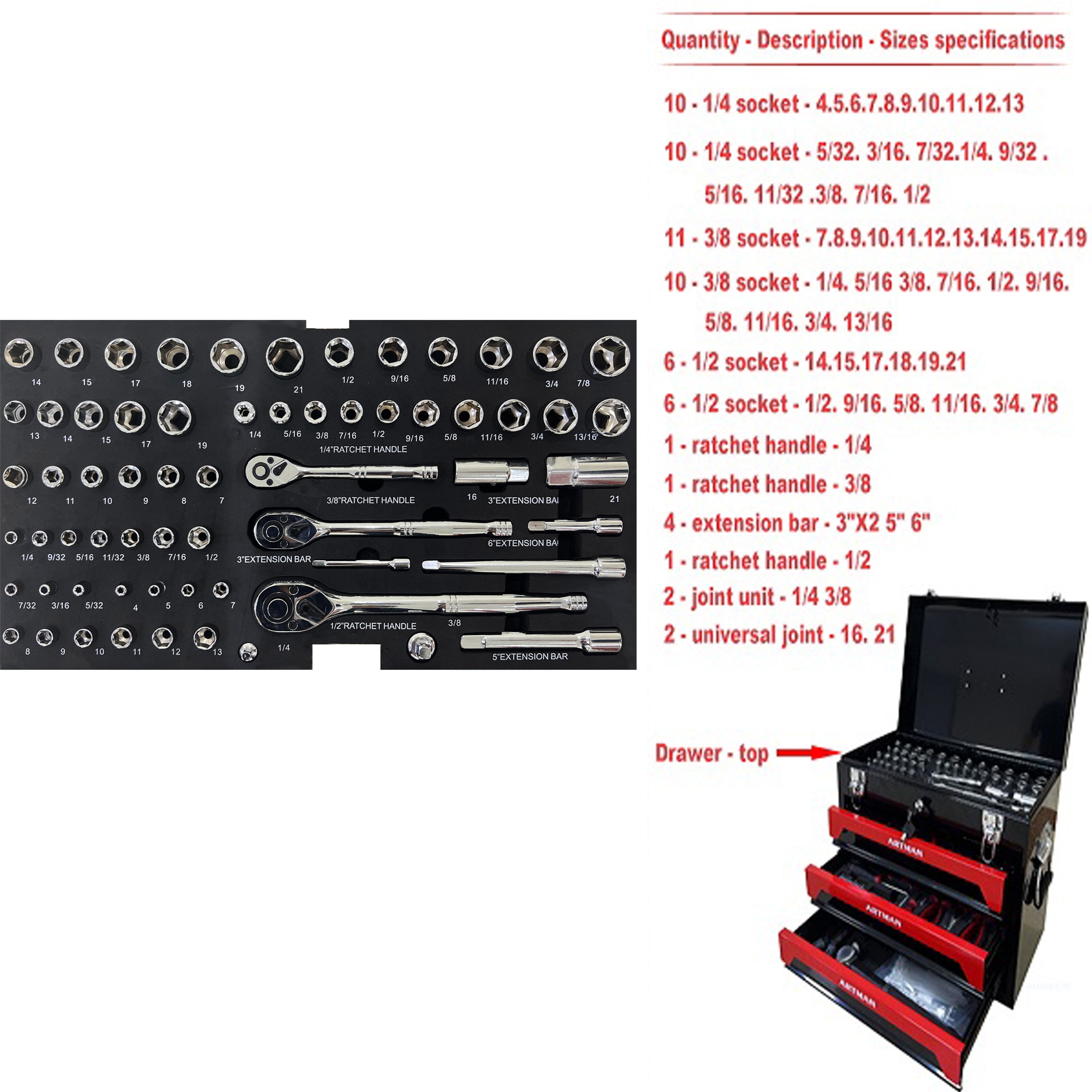 Gaierptone CRXMU50NLBZ Tool-Sets - View #5