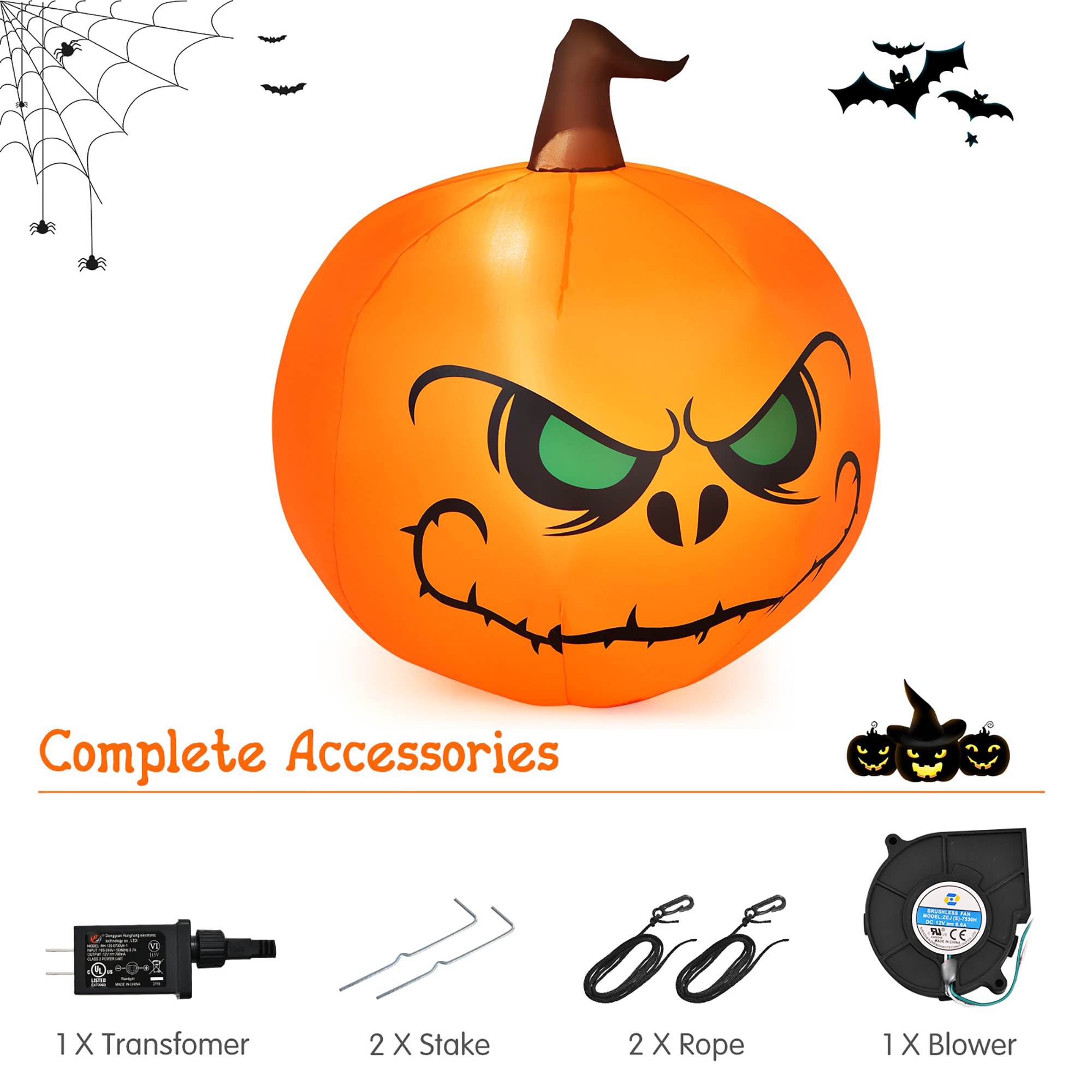 3D Printed Mouse Halloween Pumpkin Straw Decoration, Topper, Kick, Slider,  Fish Extender Gift, Party Favor, Eco Friendly