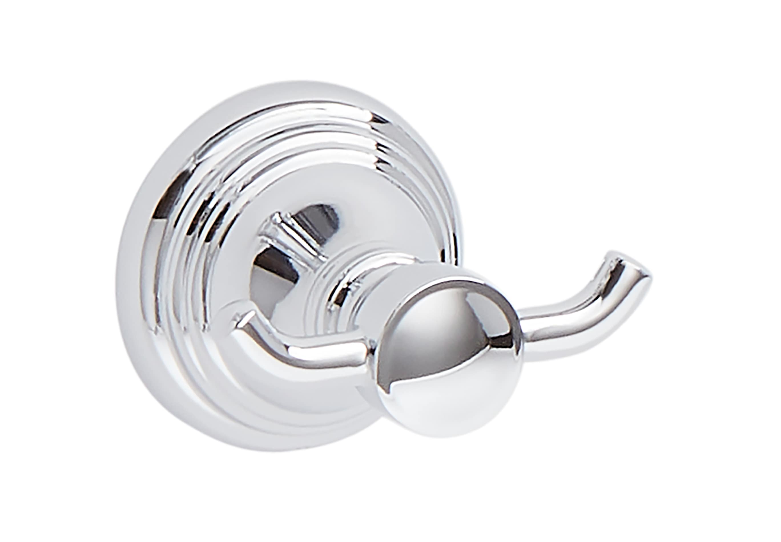 allen + roth Sullivan Chrome Double-Hook Wall Mount Towel Hook in the Towel  Hooks department at