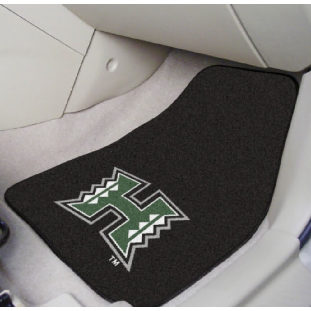 Logo Brands University of Hawaii 2-pc Carpet Car Mat Set in the Floor ...