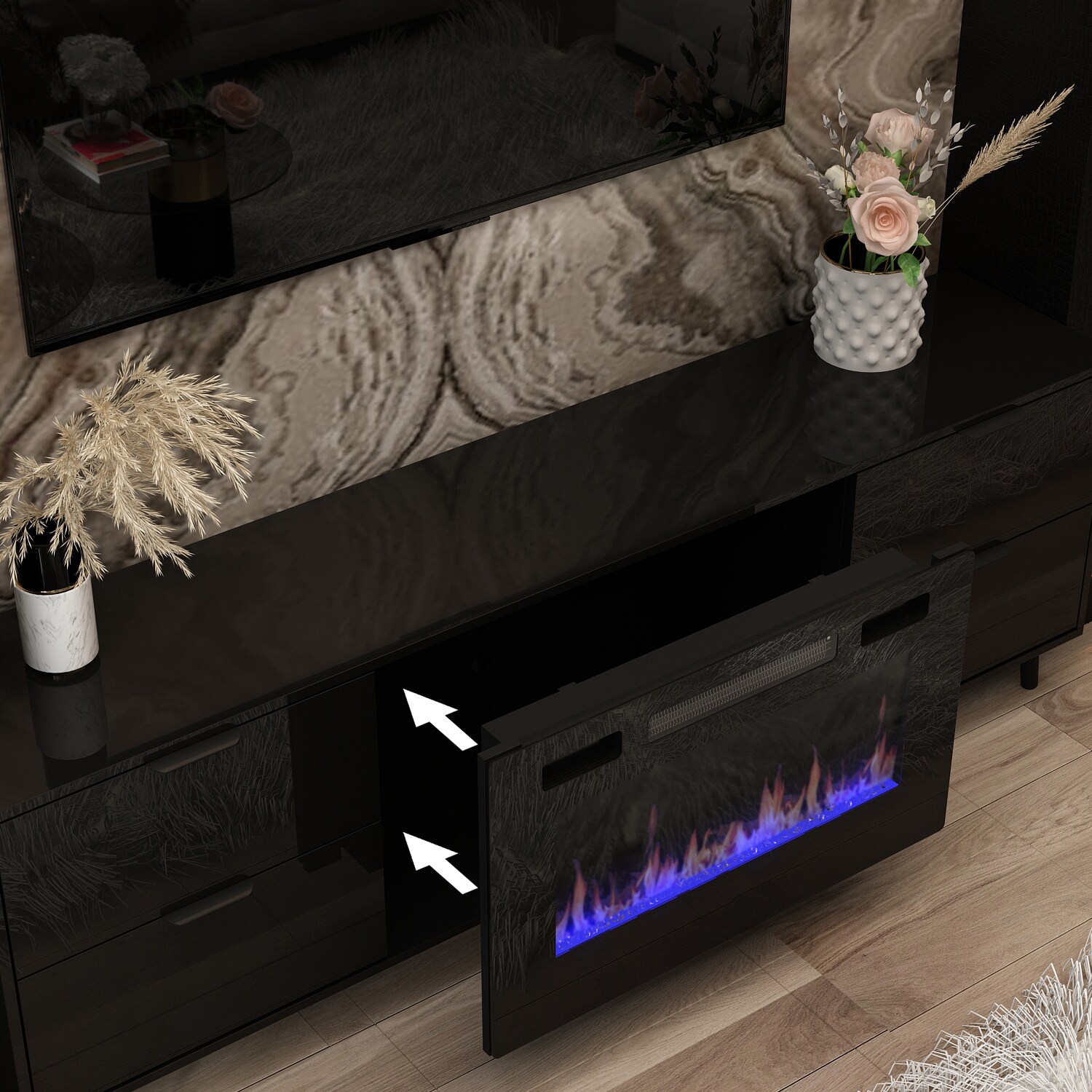 FUFU&GAGA KF020305-01+308 Electric-Fireplaces - View #5