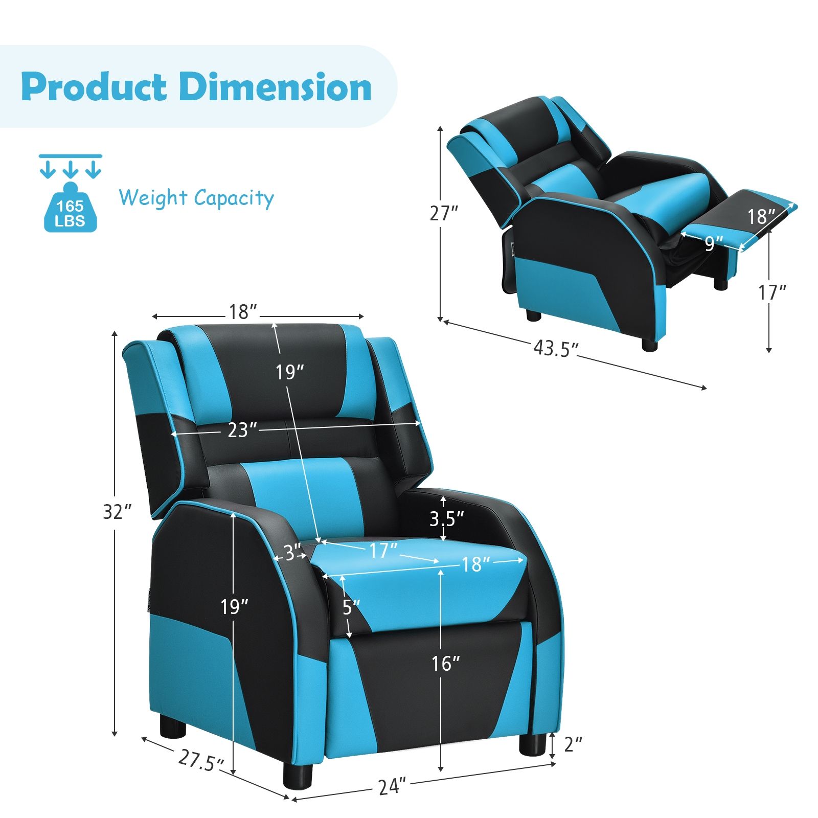 Slickblue D-CO-LB47866WH Kids-Chairs - View #6