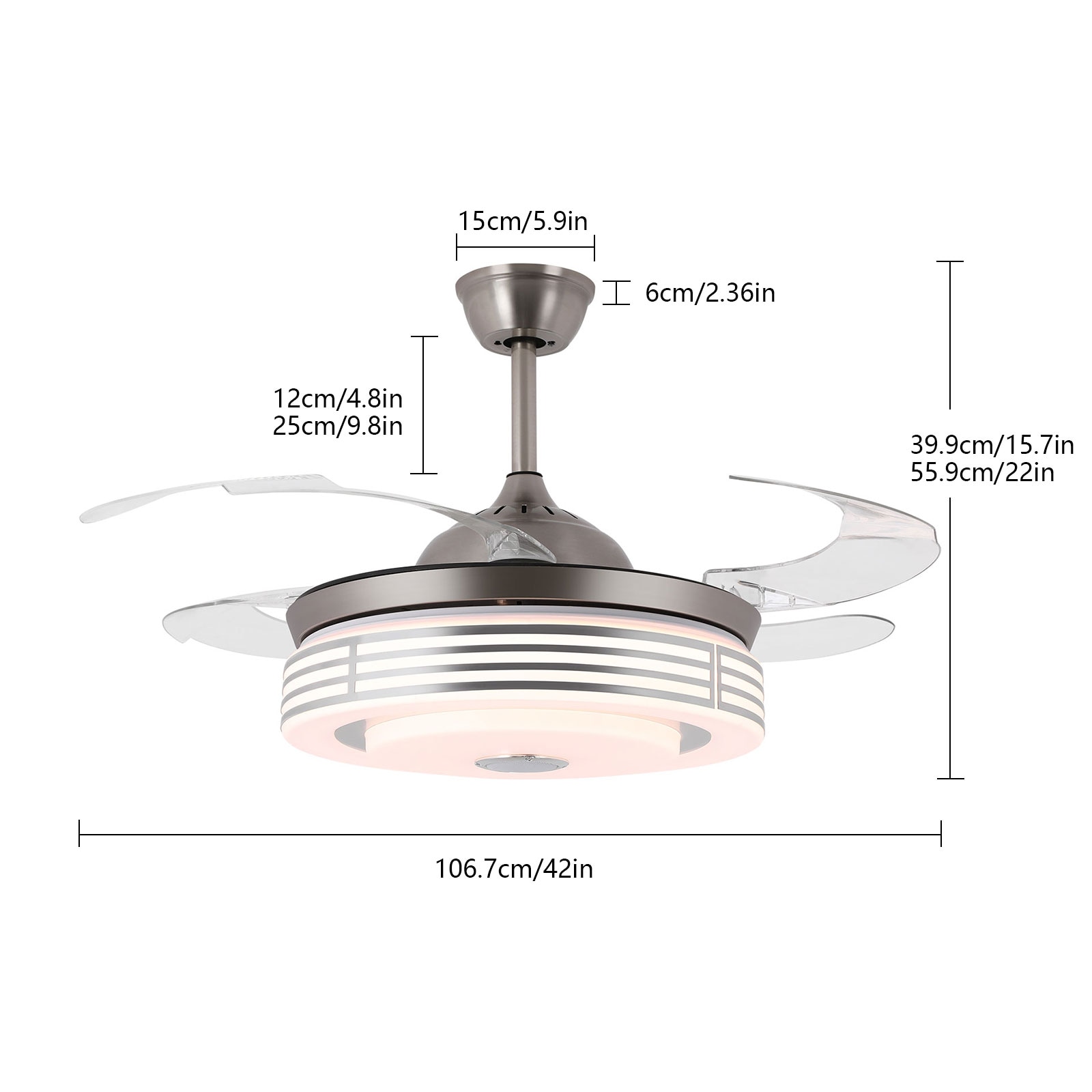 Oukaning HG-HCXLST-6392-US Ceiling-Fans - View #4