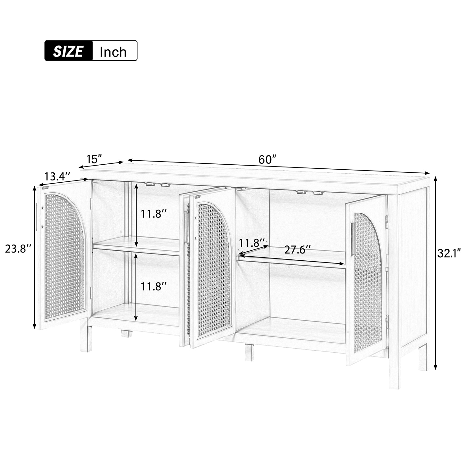 SINOFURN SYA020143GN Dining-Kitchen-Storarge - View #19