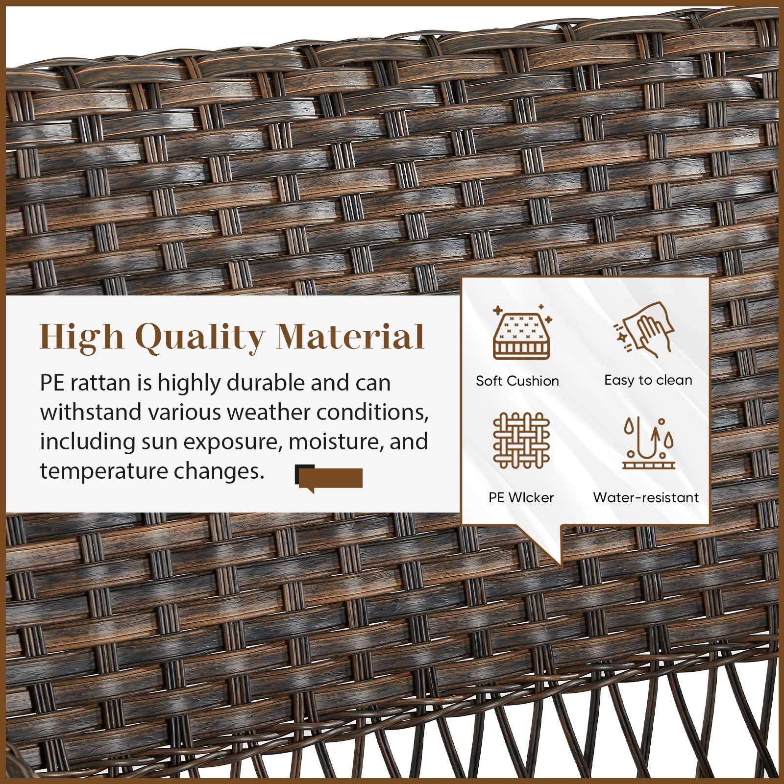 Pocassy PJSLBR13-1 Patio-Sofas-Daybeds - View #6