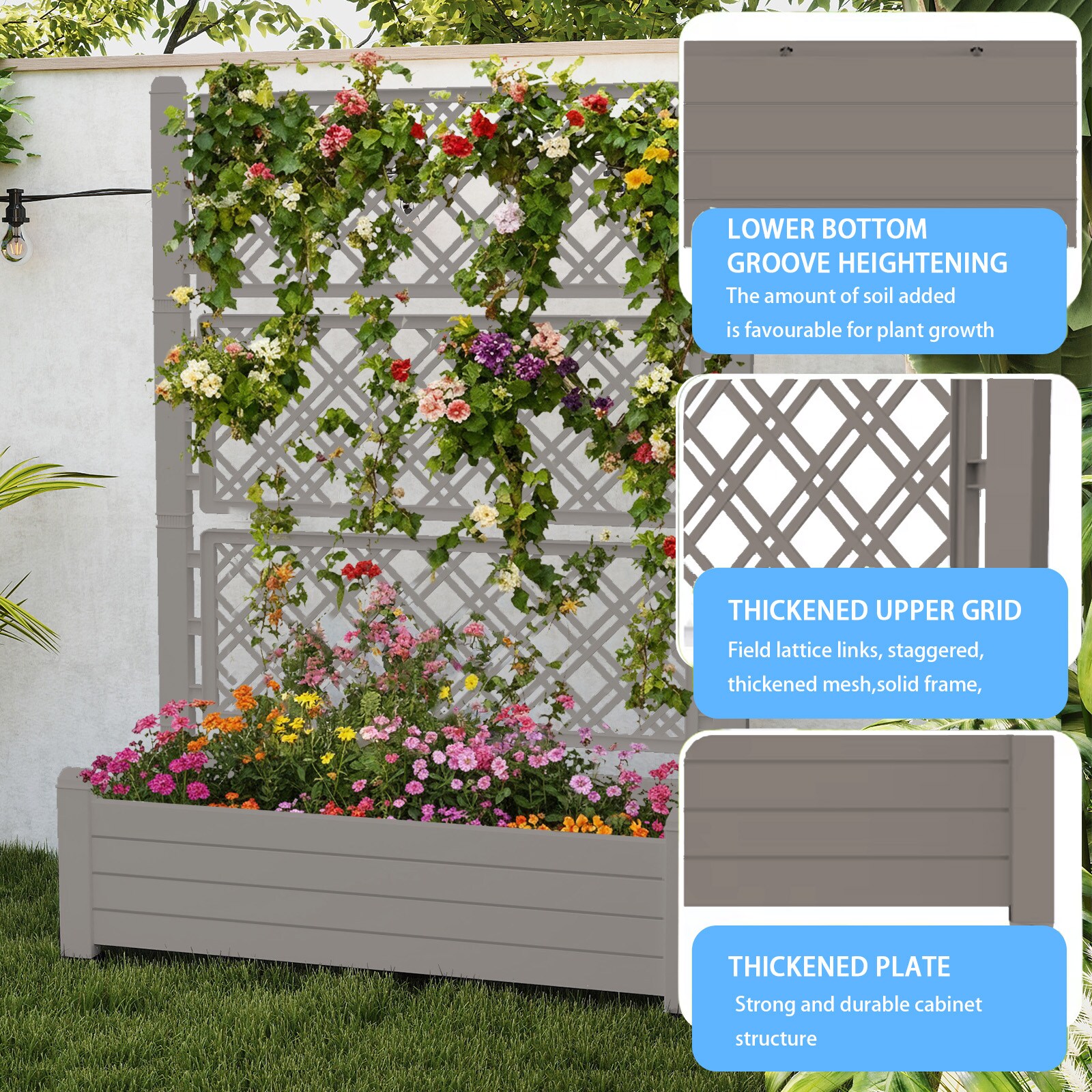 Patiozen LEZ508AGY8 Plant-Stand - View #8