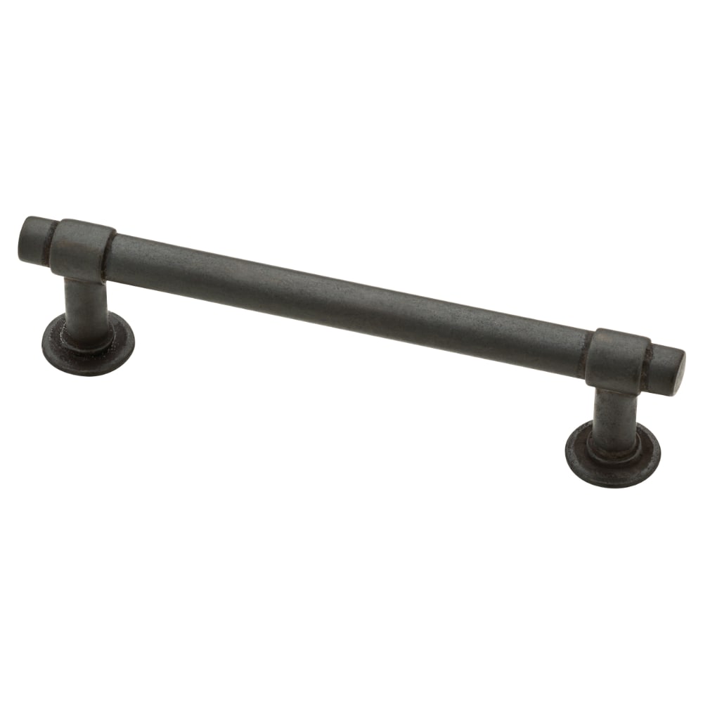 Franklin Brass Francisco 4-in Center to Center Aged Iron Cylindrical Bar Drawer  Pulls (10-Pack) in the Drawer Pulls department at