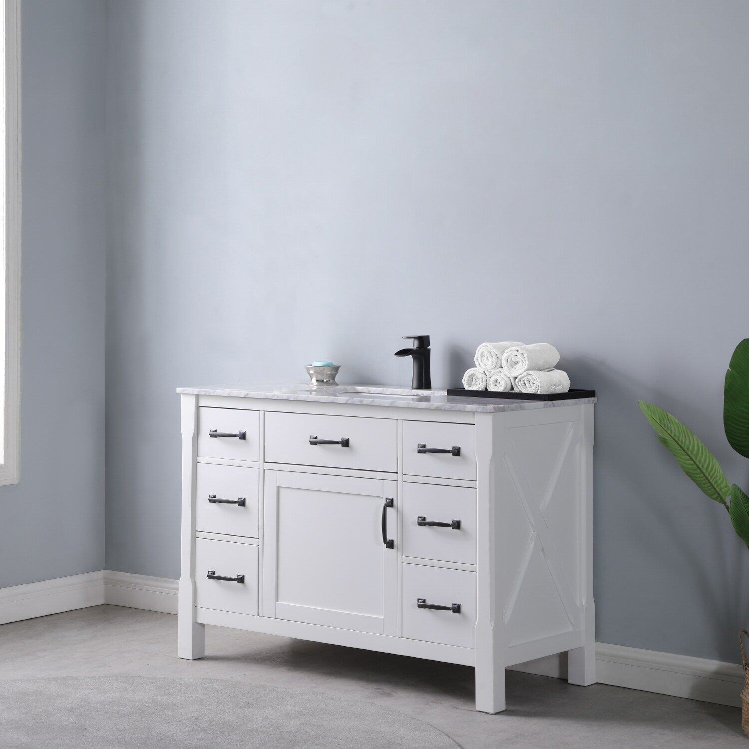 Altair 535048-WH-CA-NM Bath-Vanity-Combo - View #6