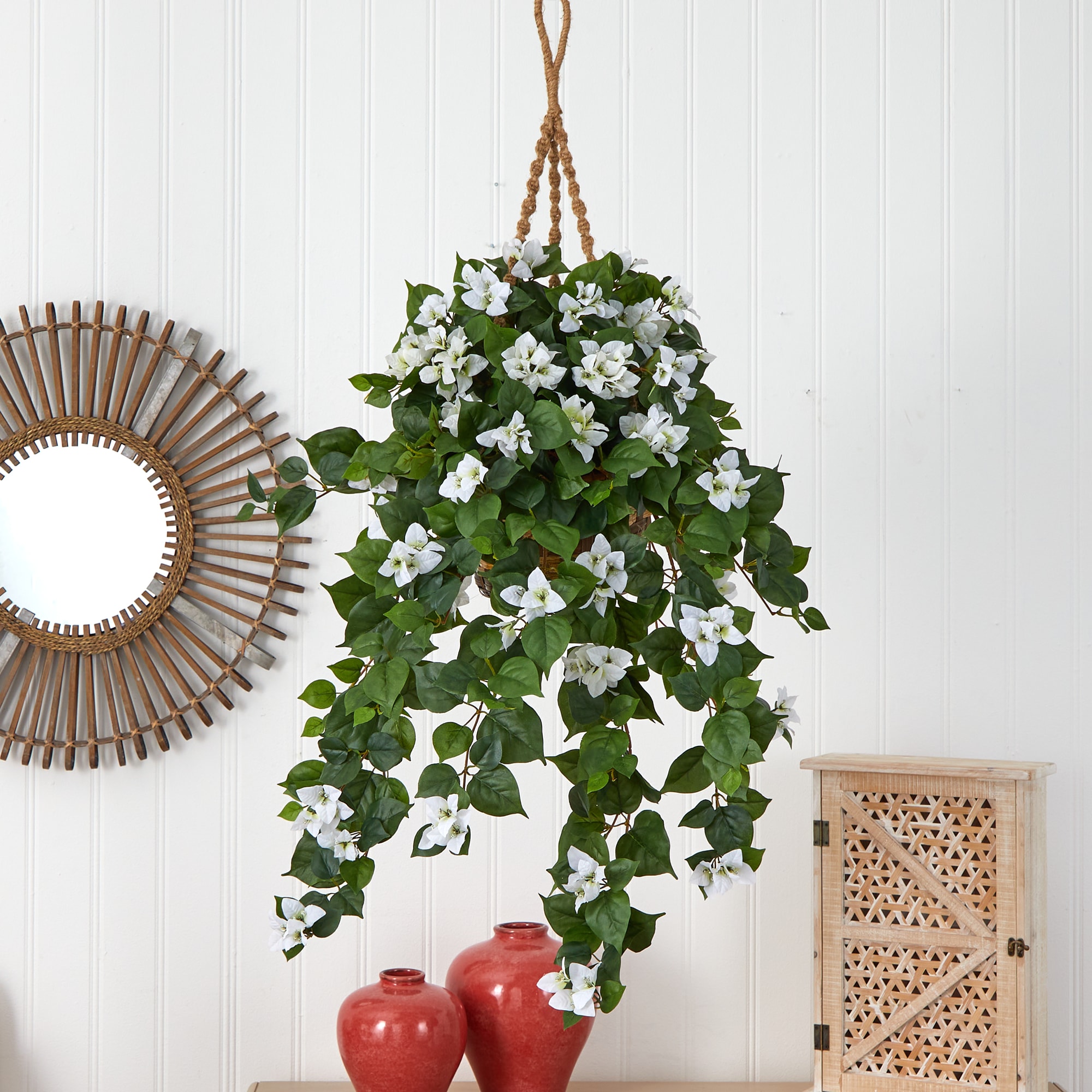Nearly Natural 6868-WH Artificial-Plants-Trees - View #2