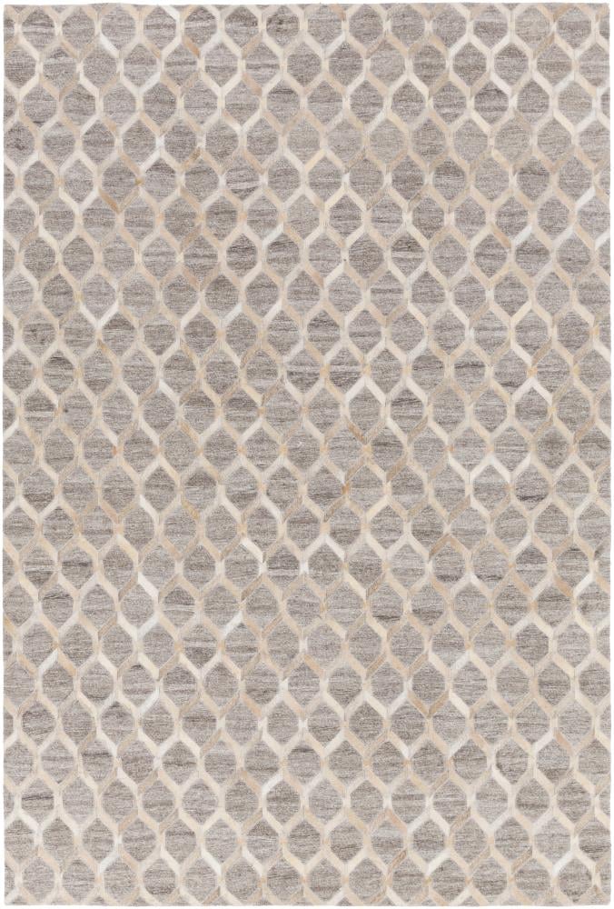 Surya MOD1009-23 Medora 2 x 3 (ft) Cowhide Dark Brown Rectangular Indoor Trellis Farmhouse/Cottage Area rug