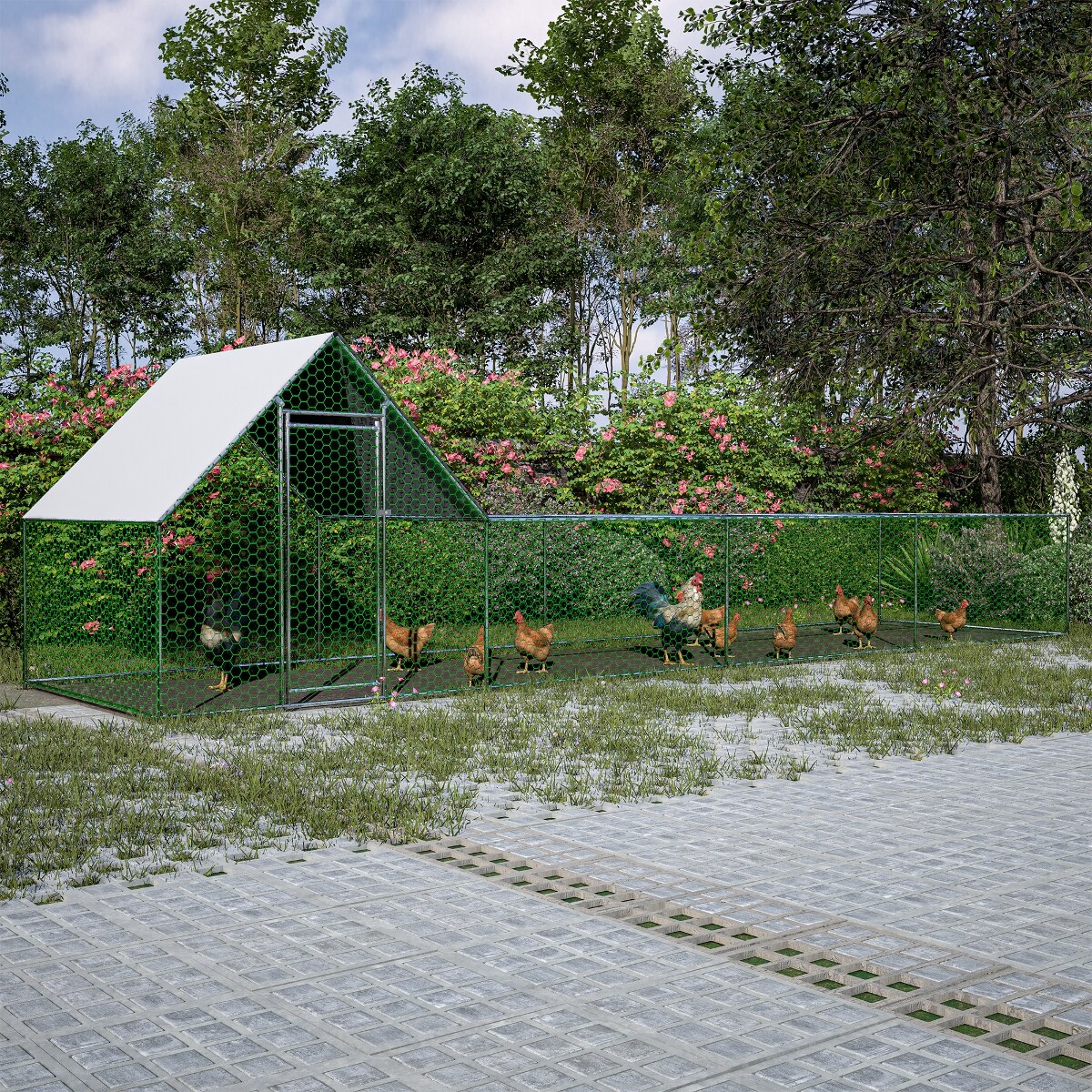 KEOKLE W2505P197224 Chicken-Coops-Rabbit-Hutches - View #5