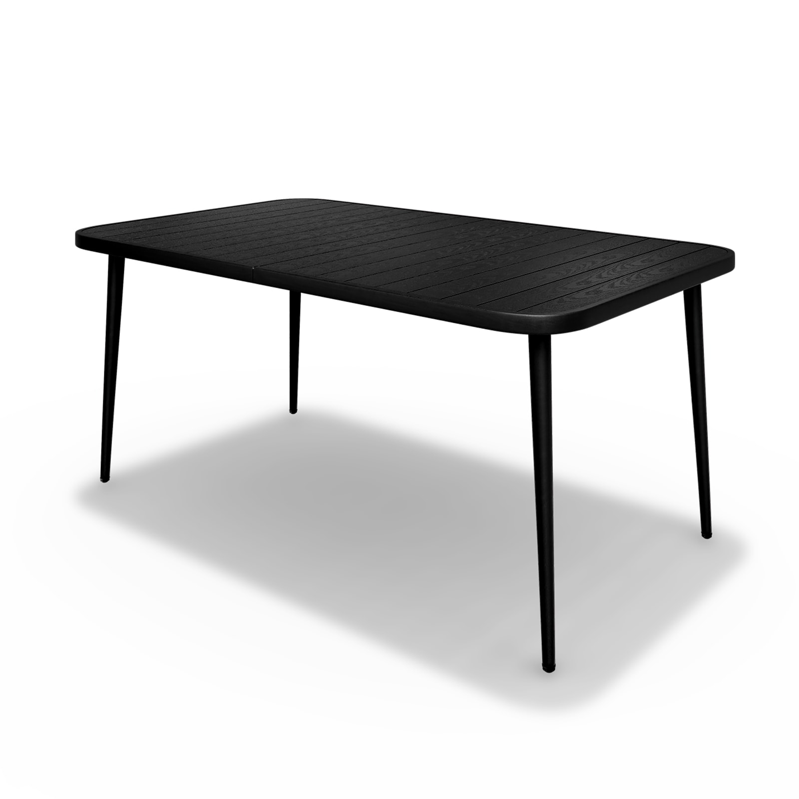 VOUA MWTPZ-BK Patio Rectangle Outdoor Counter 31.5-in W x 55-in L