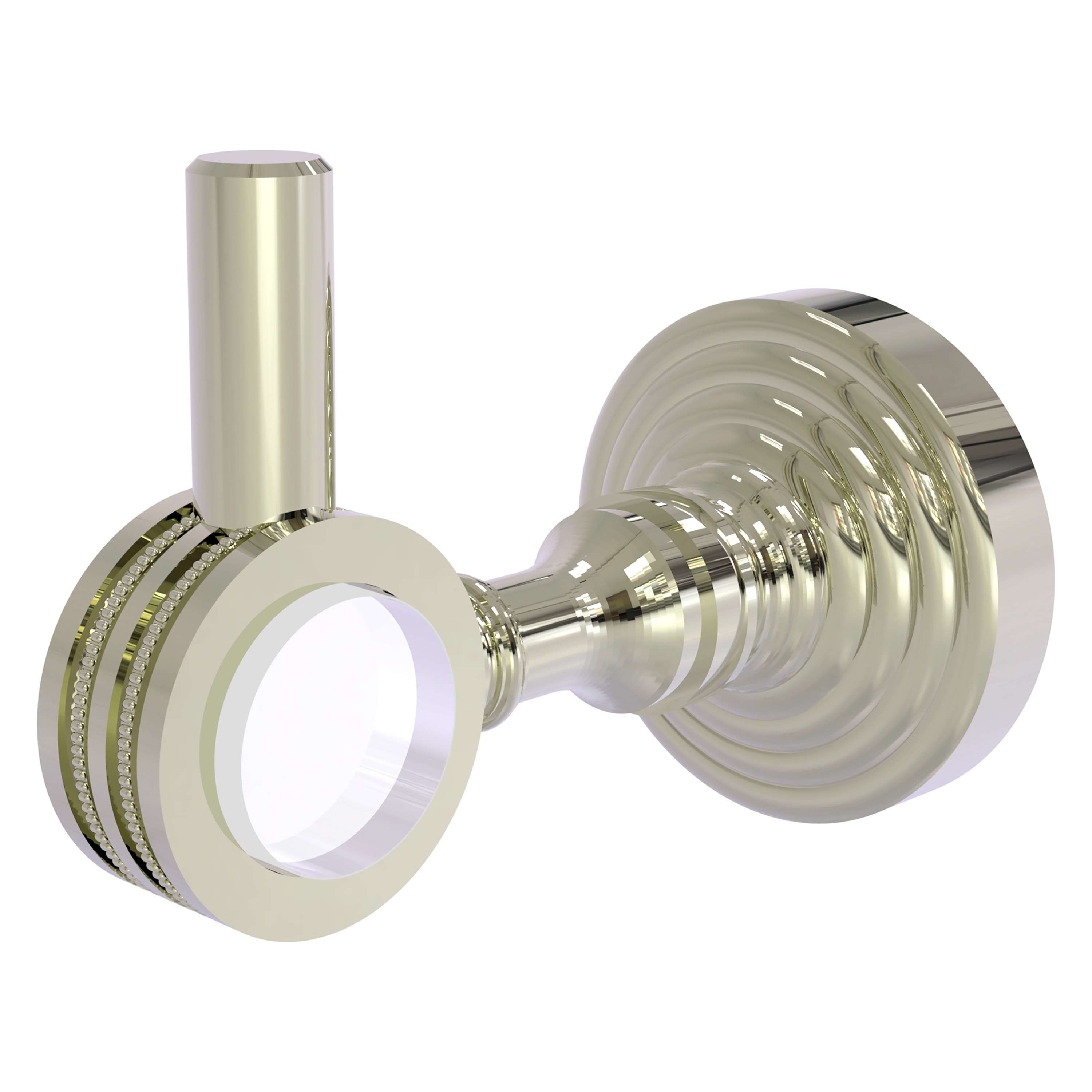 Allied Brass PG-20D-PNI Pacific Grove Polished Nickel Single -Hook Wall mount Towel Hook