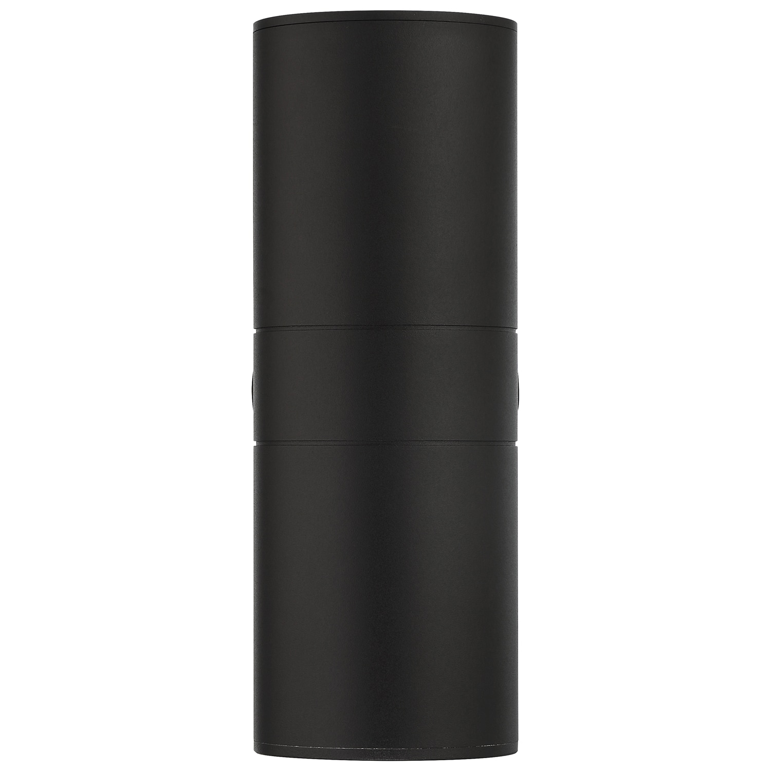 Matira Black Steel Cylinder Outdoor Wall Sconce