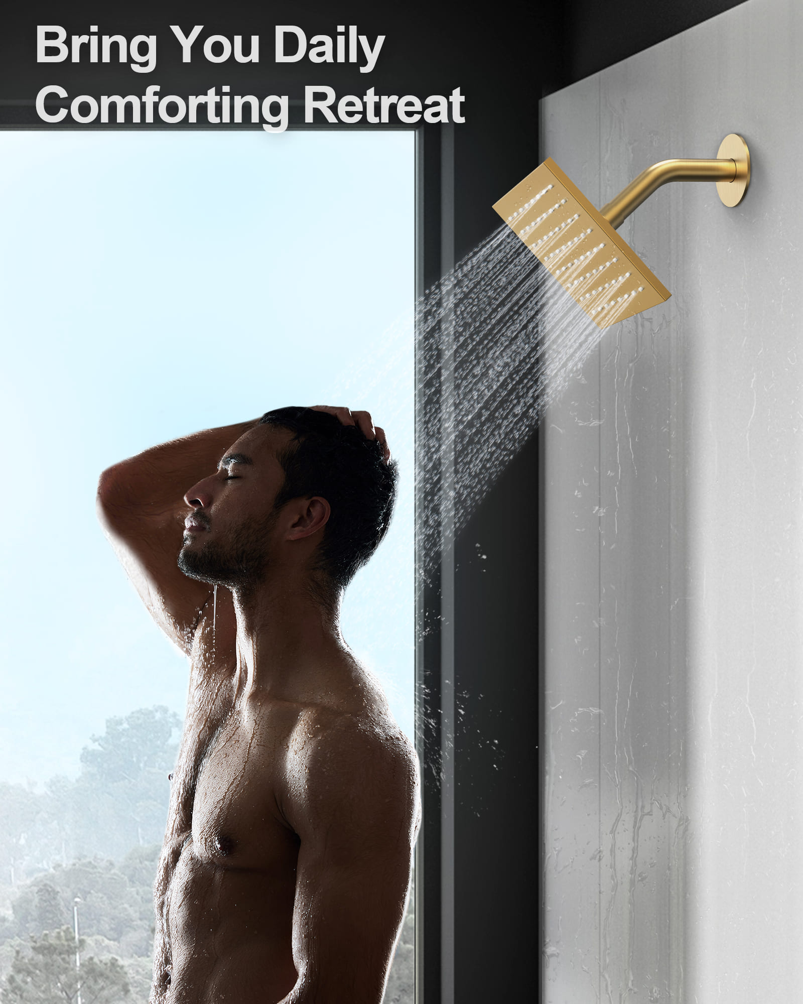 GRANDJOY SGF10GJ-66-BG12 Showerhead-Bar-Panels - View #7