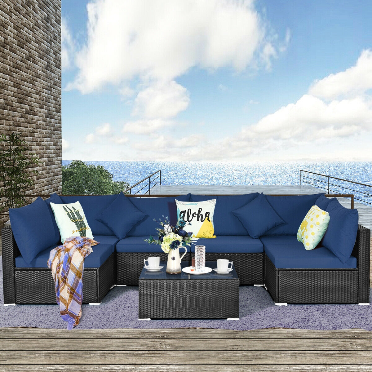 Slickblue D-CO-+YNB42566WH Patio-Sofas-Daybeds - View #5