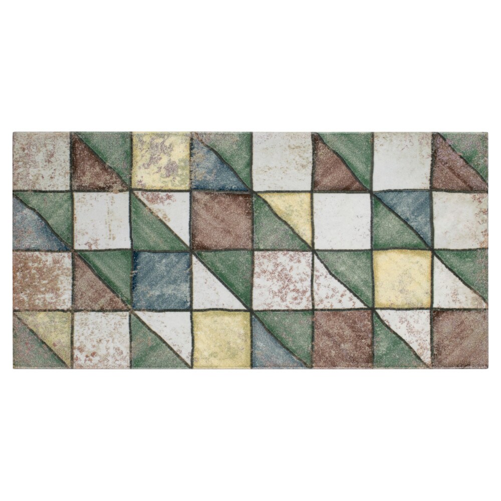 Affinity Tile S1WMZ6ATTO (Sample) Atelie Totto 6-in x 12-in Multi-finish Ceramic Patterned Wall Tile