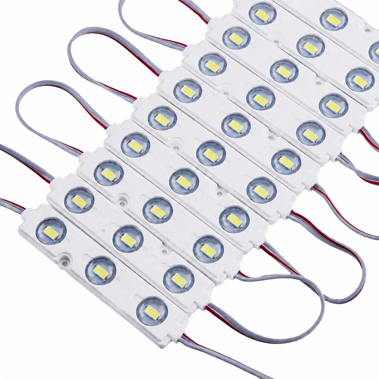 Phyfalip  Super Bright 200pcs 3 LED Module Warm White 5630 5730 SMD 40 to 45LM Per LED Waterproof Decorative Light for Letter Sign Advertising