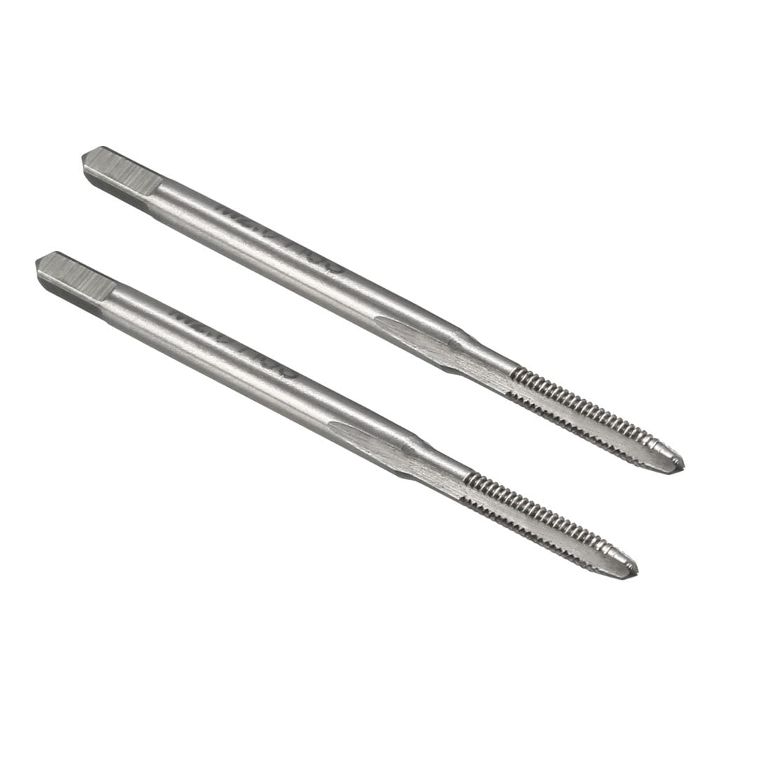 Unique Bargains Metric Machine Tap M2 x 0.4mm H2 High Speed Steel 3 Straight Flutes Screw Tapping Threading Machinist Repair DIY Tool 2pcs #S26032400UX1430