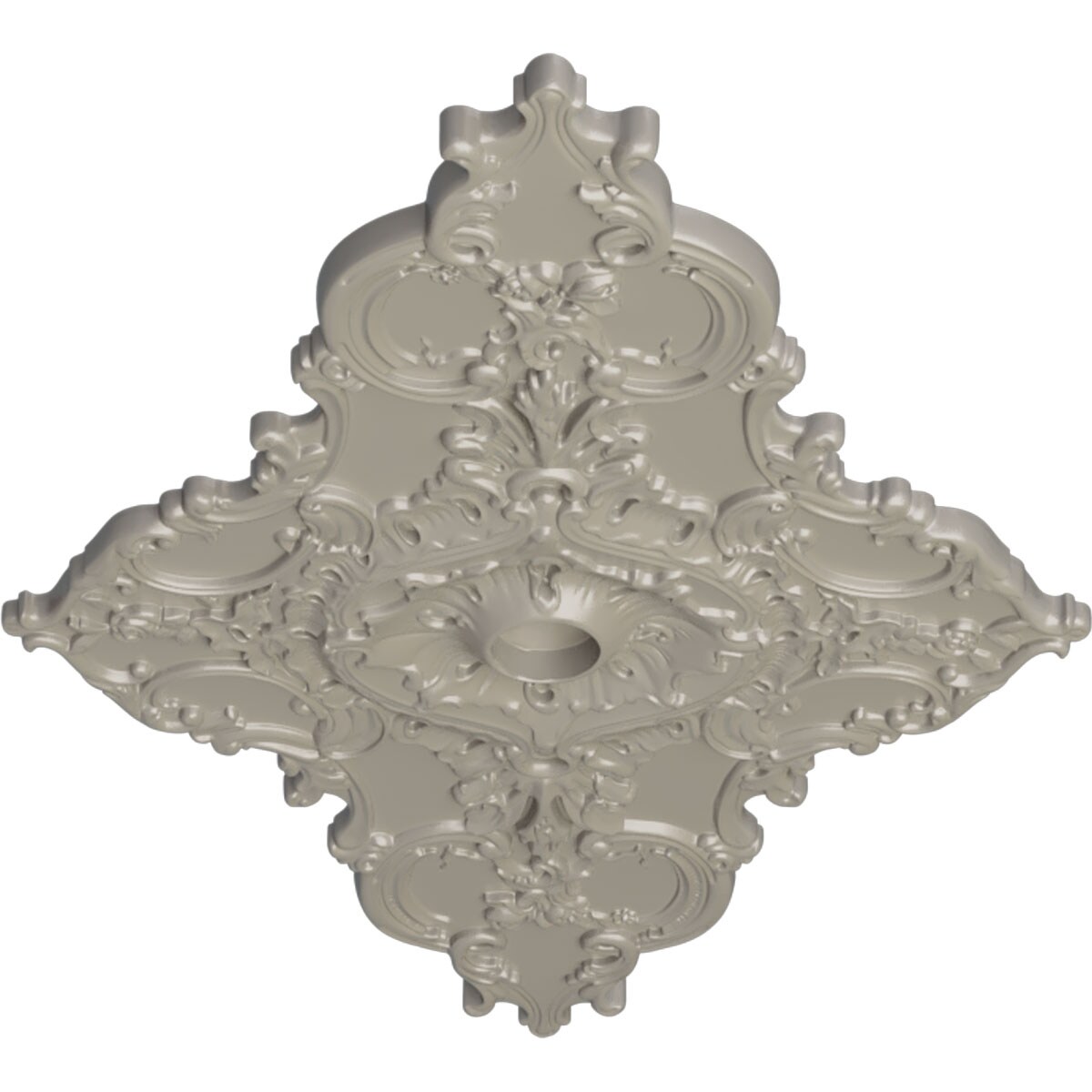 Ekena Millwork CM70X43MLPWS Ceiling-Medallions - View #2