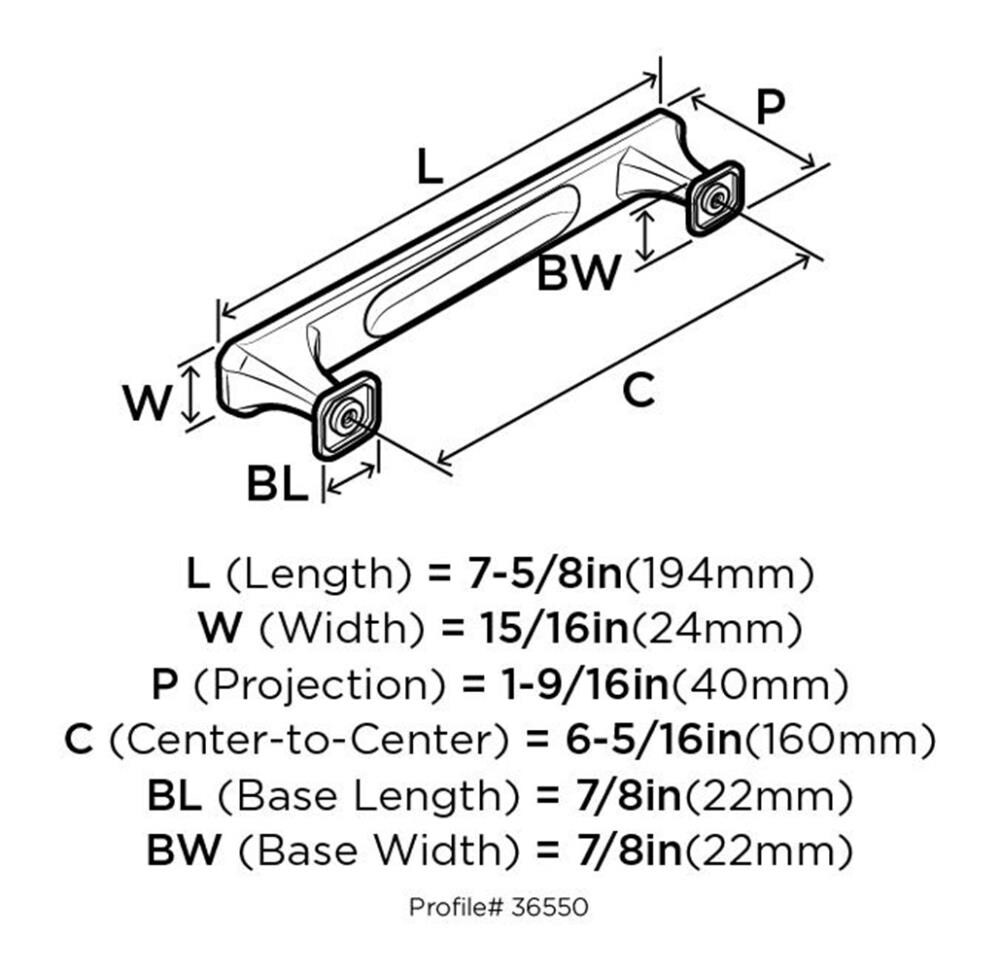 Amerock BP36550G10 Cabinet-Pulls - View #4