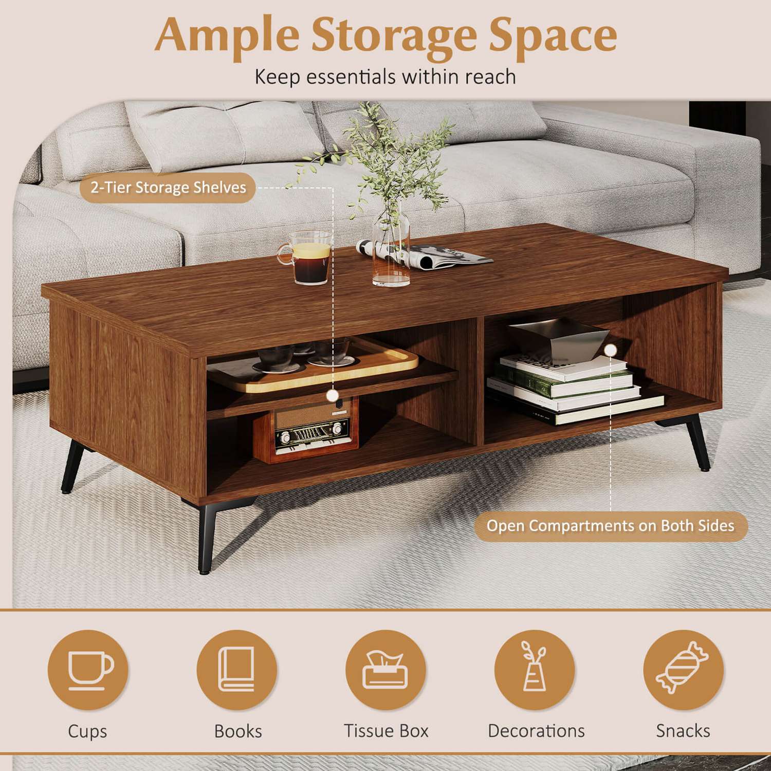 Costway CSHY001843 Coffee-Tables - View #6