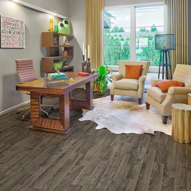 Congoleum ArmorCore LC Wood Ridge 12-ft W Cut-to-Length Rainy Evening Wood Look Low-Gloss Finish Sheet Vinyl Congoleum ArmorCore LC Wood Ridge 12-ft W Cut-to-Length Rainy Evening Wood Look Low-Gloss Finish Sheet Vinyl
