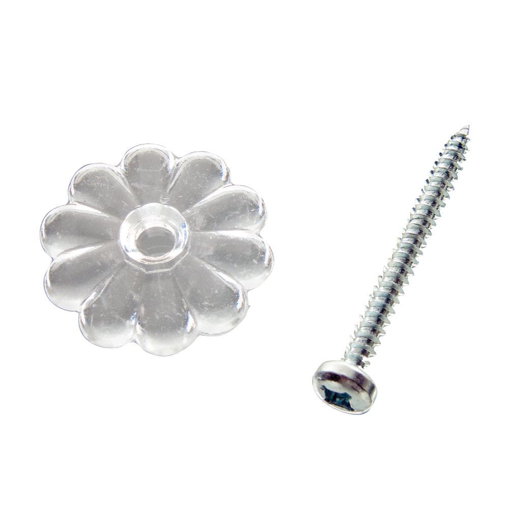 Danco 88244X 1.08 Inch Silver Anchors Ceiling and Wall Rosettes Kit 10 -Pack