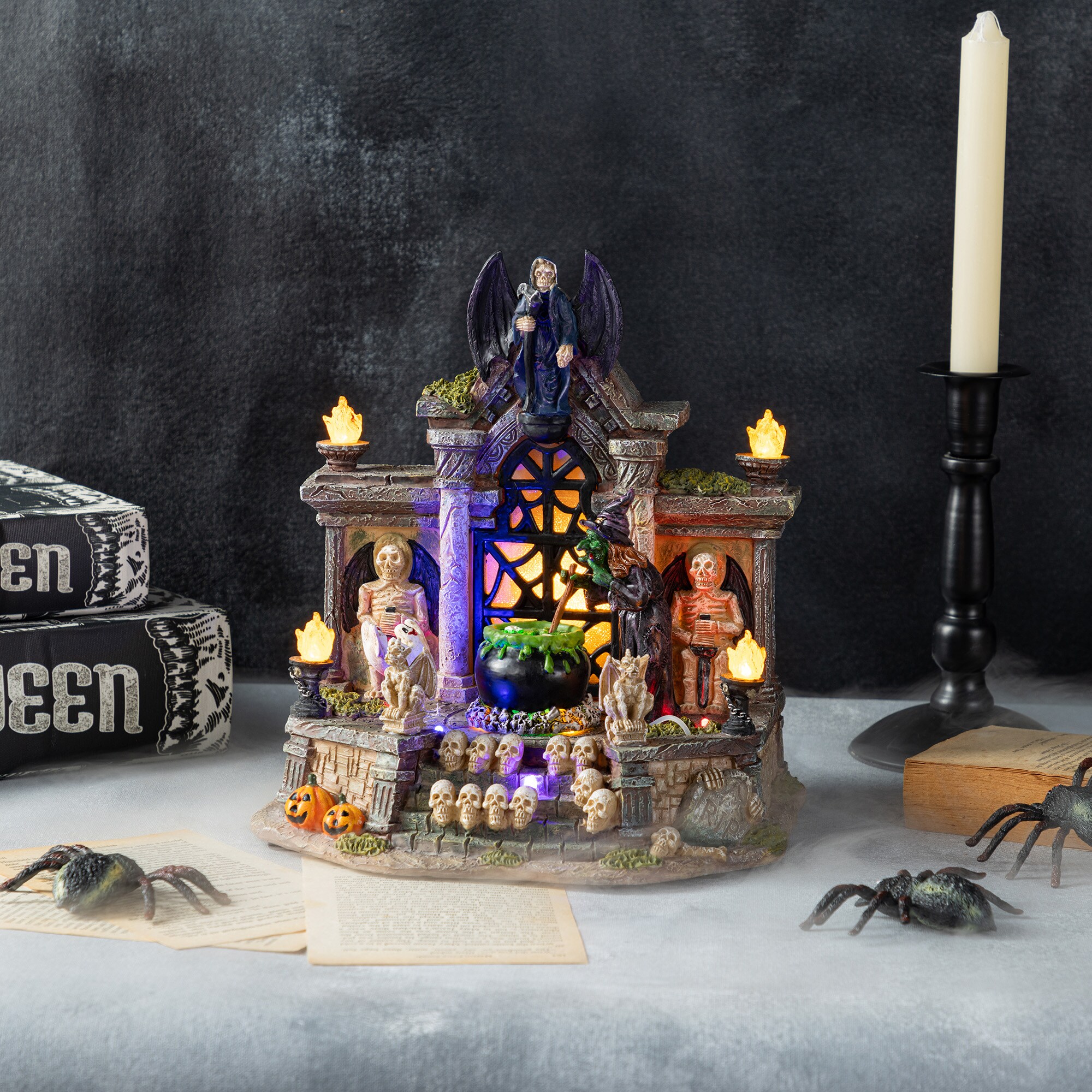Glitzhome 2042300002 Table-Halloween-Decor - View #7