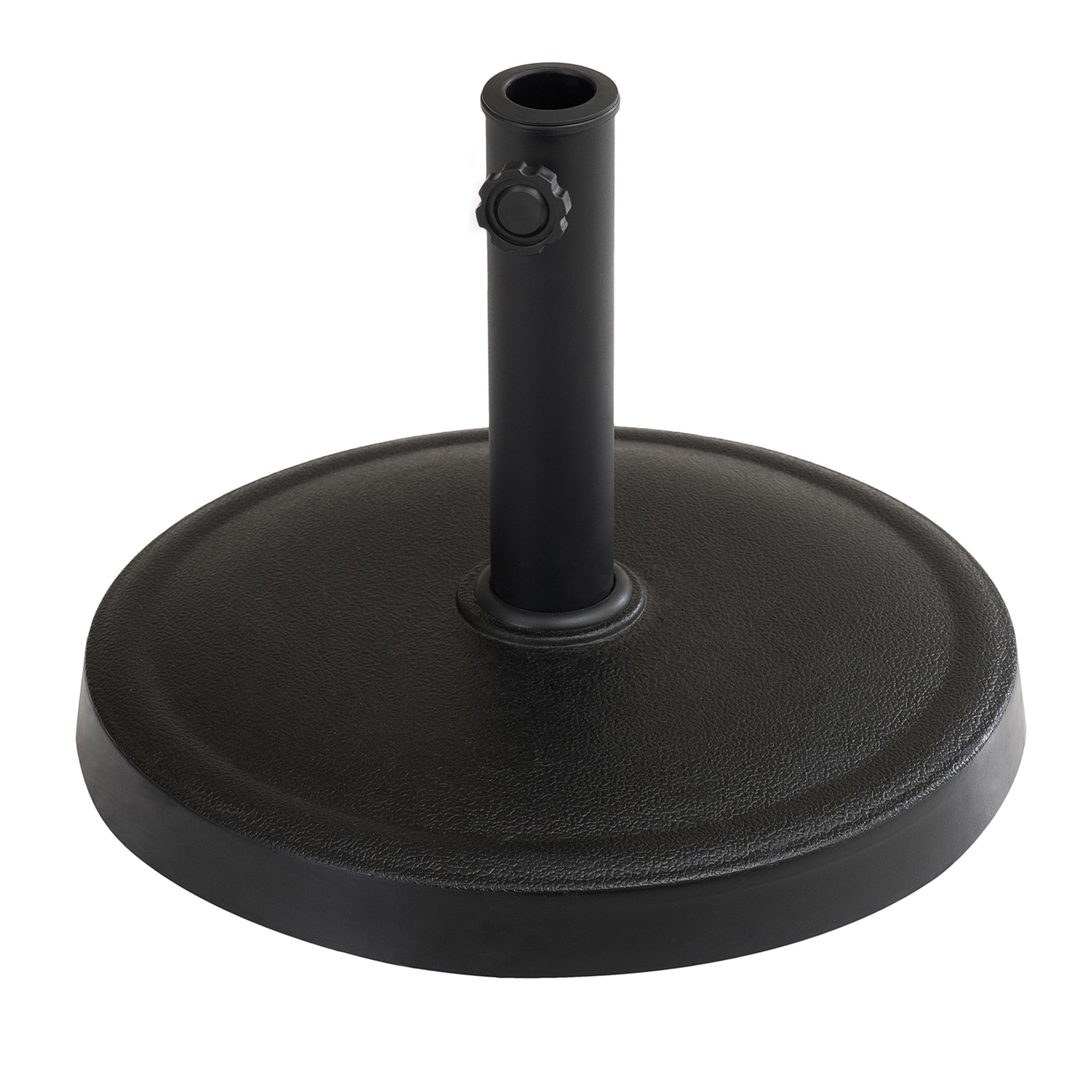 Sunjoy 1-in to 1-1/2-in Black Steel Patio Umbrella Base in the Patio ...