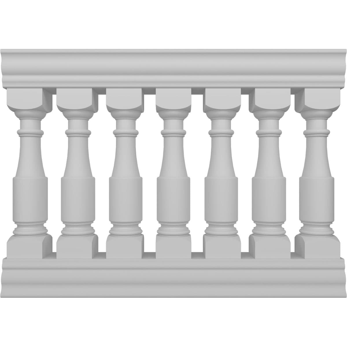 Ekena Millwork FiberThane Hamilton Fiberglass Deck Rail Kit