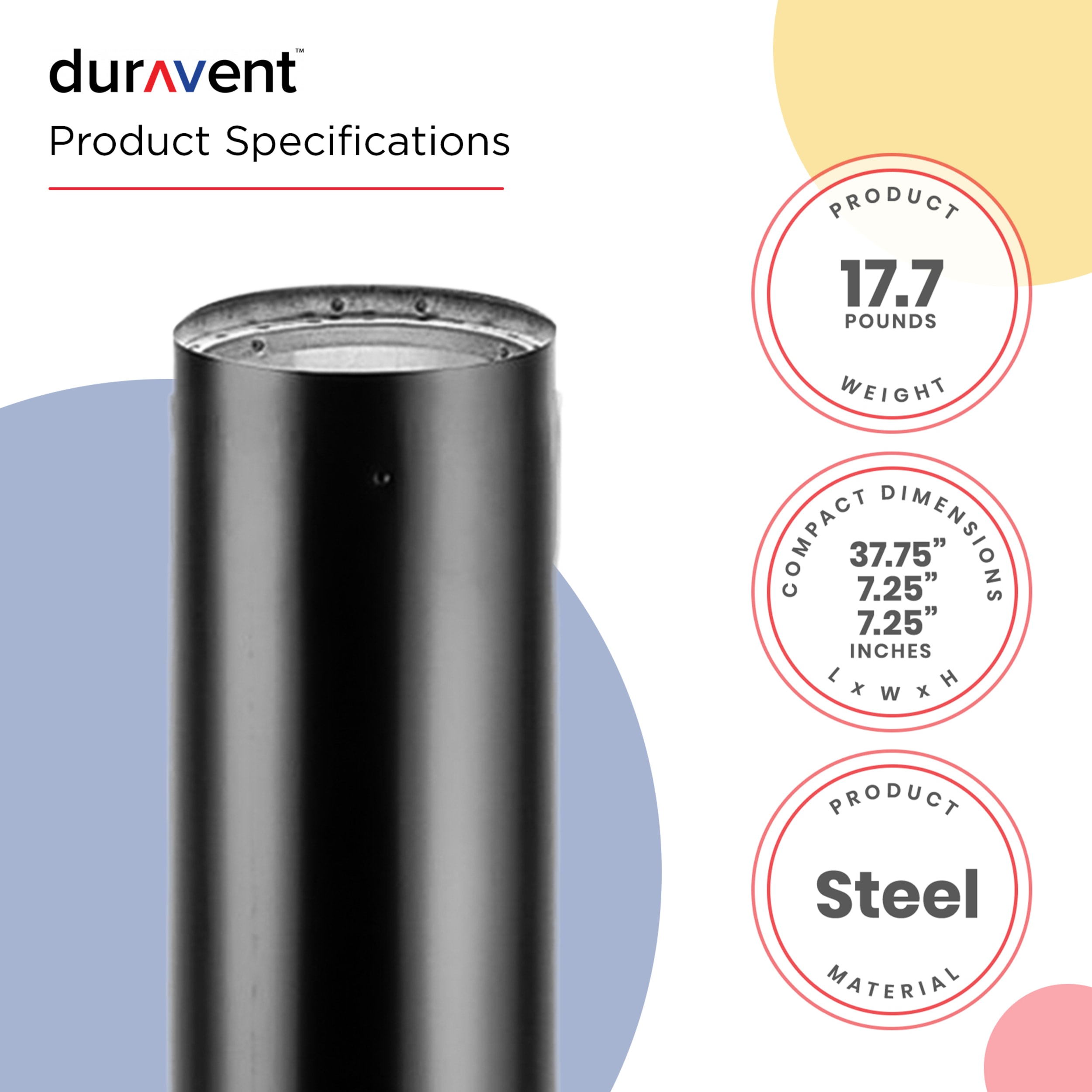 DuraVent 254830 Stove-Pipe - View #3