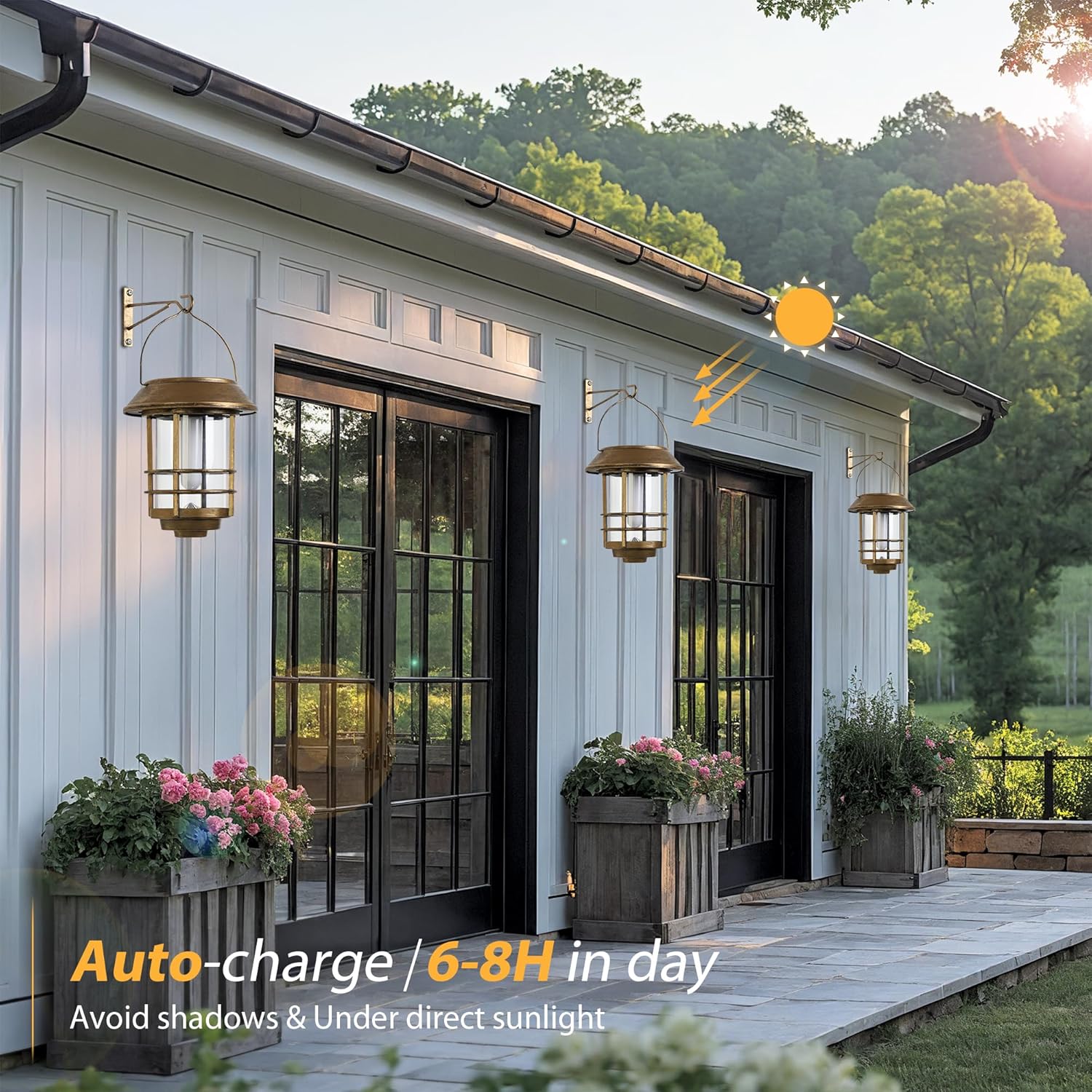 Otdair BLDD-2P-BRONZE-1028 Outdoor-Decorative-Lanterns - View #2