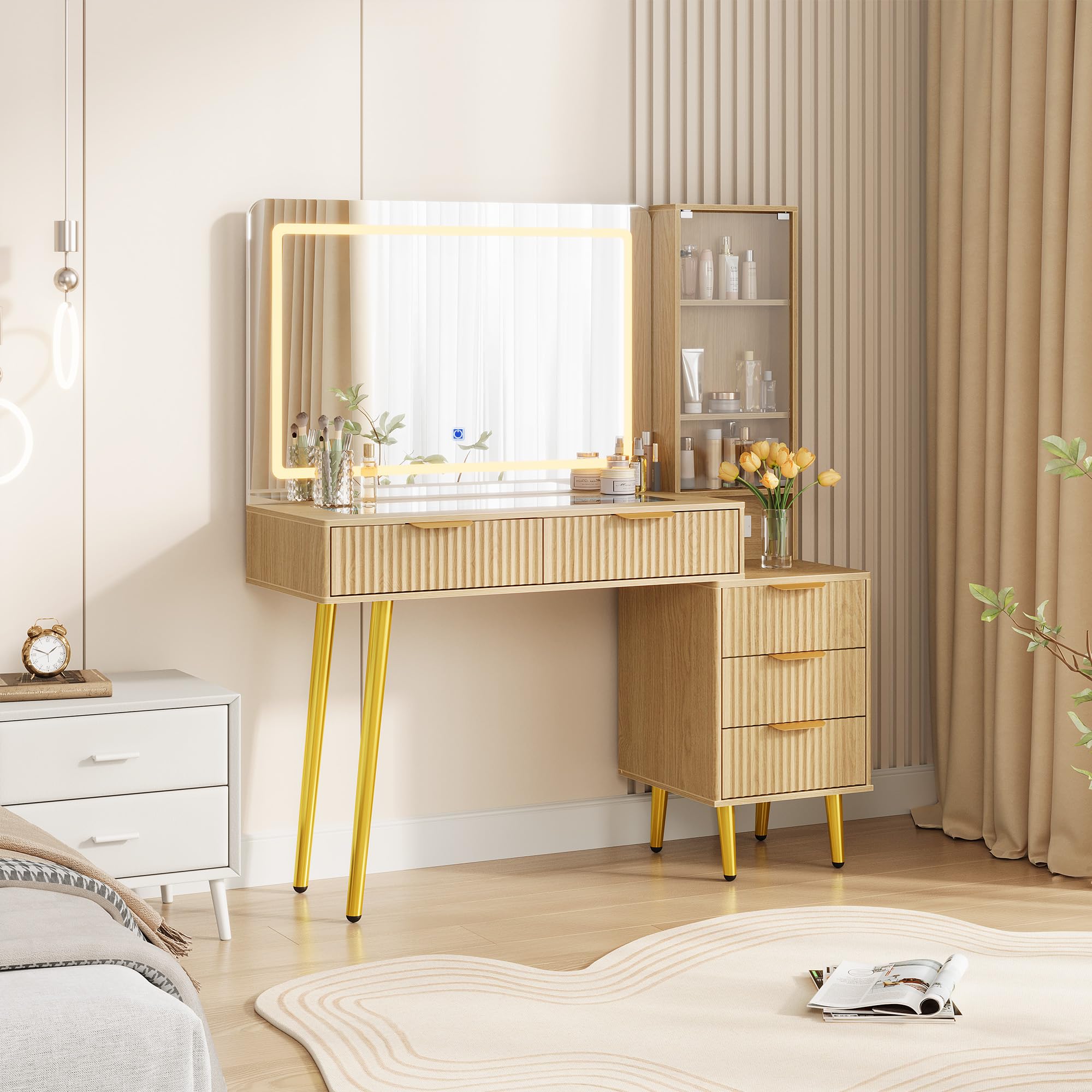 Garvee HHZ-PHK-35ATYDF4 Bedroom-Vanities - View #4
